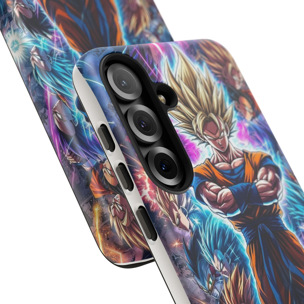 Dragon Ball Super Saiyan Phone Case — Goku Anime Tough Case