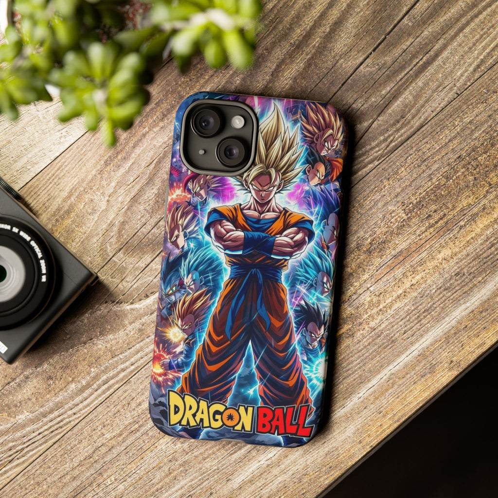 Dragon Ball Super Saiyan Phone Case — Goku Anime Tough Case