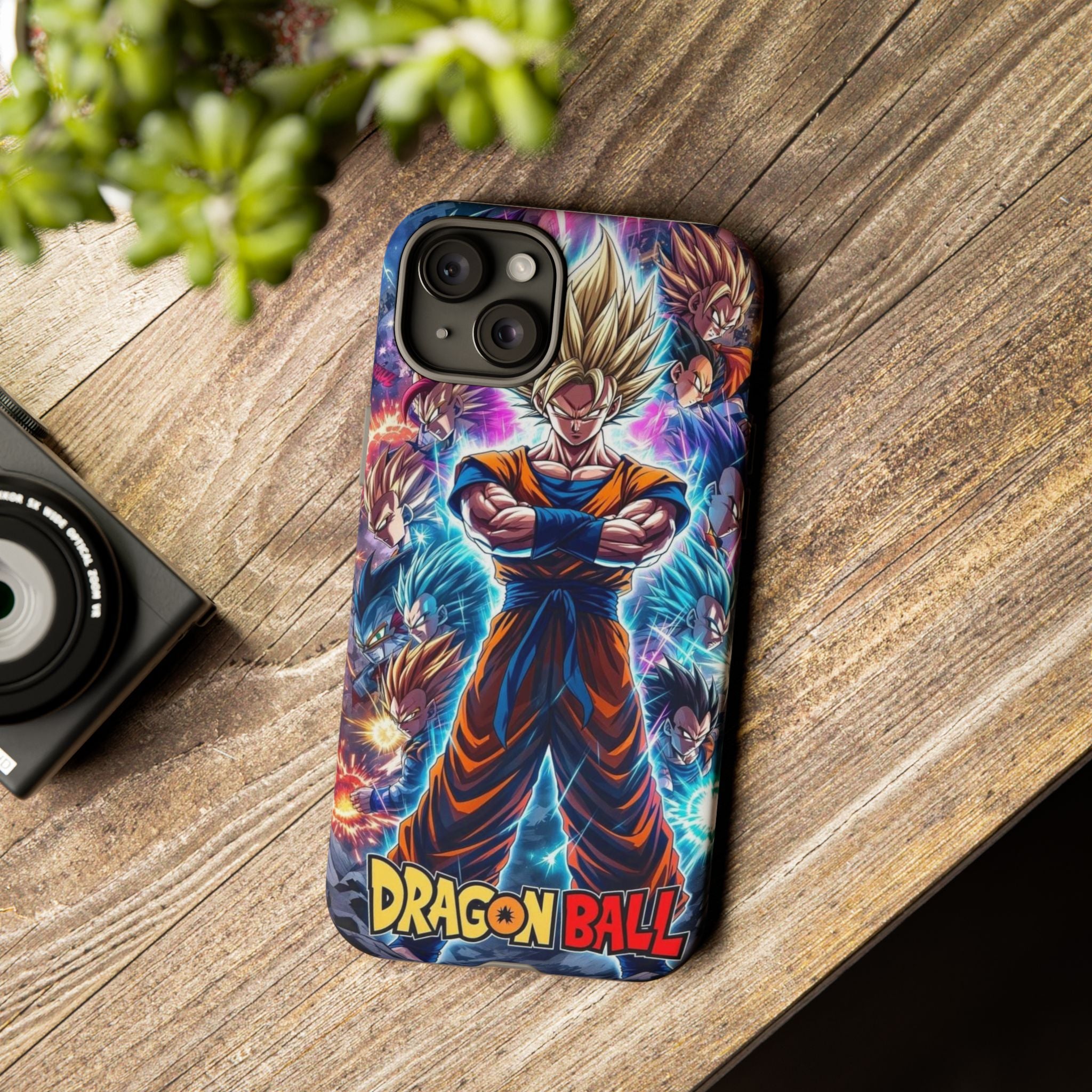 Dragon Ball Super Saiyan Phone Case — Goku Anime Tough Case