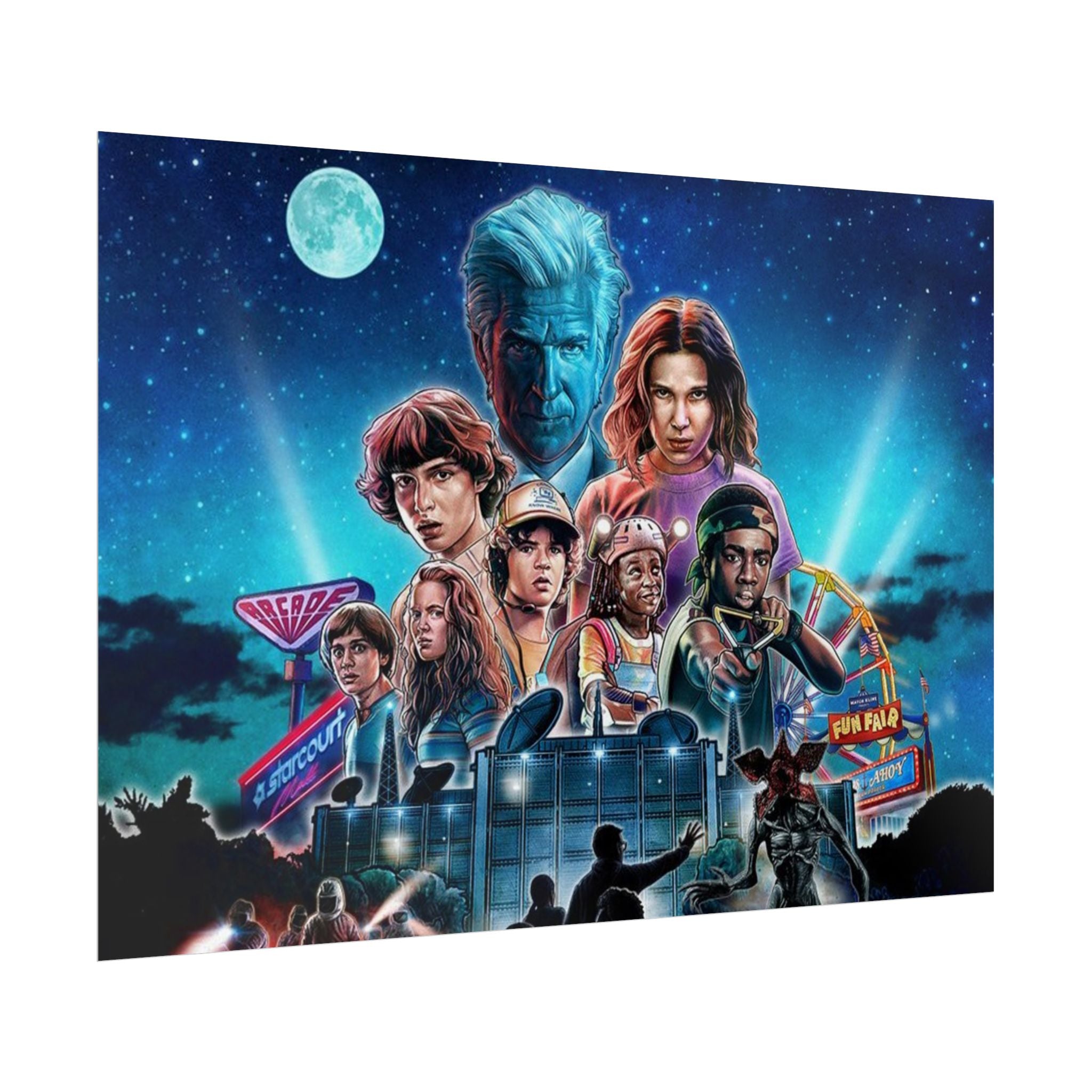 Stranger Things Cast Poster - Stranger Kids