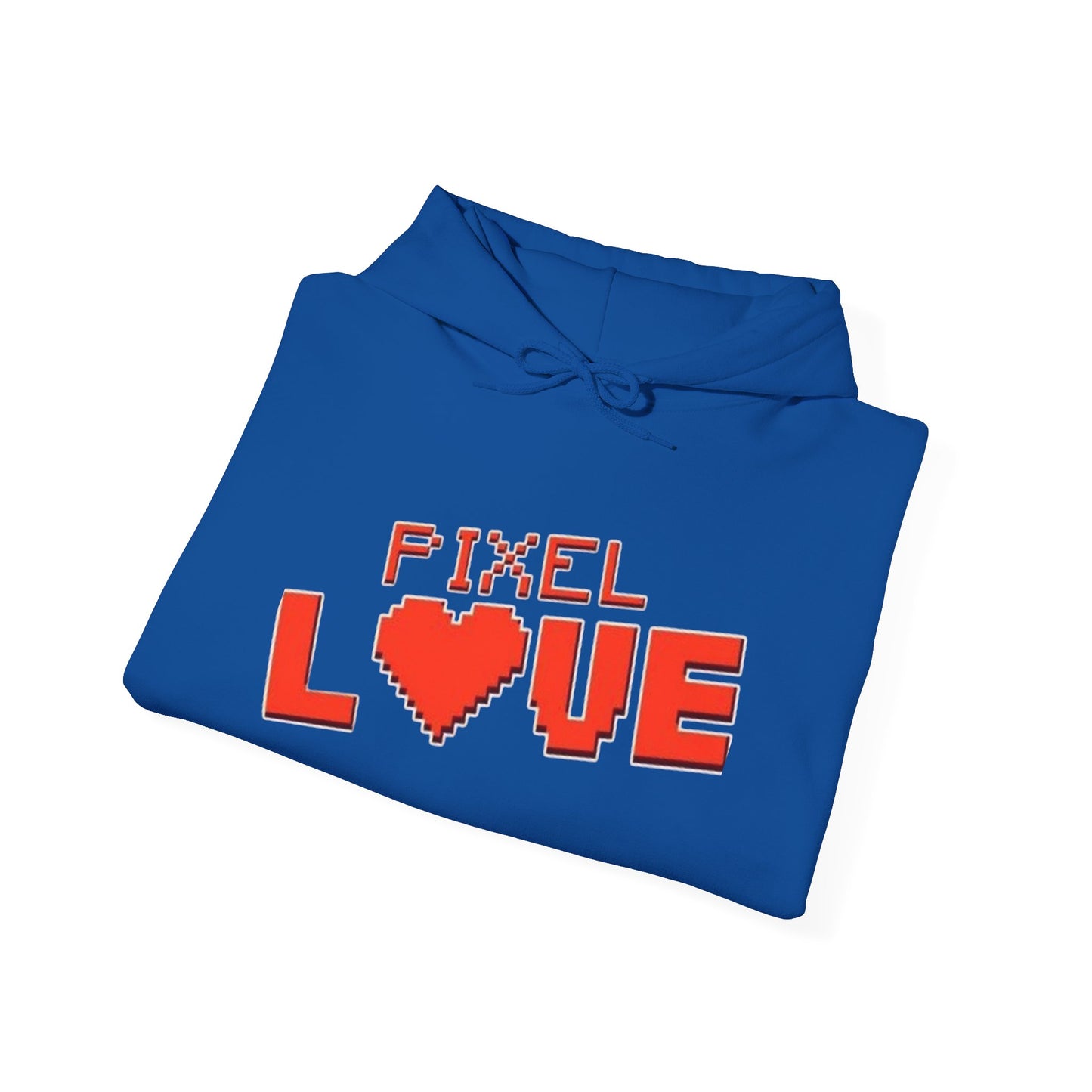 Pixel Love Hoodie – Retro 8-Bit Herz Gamer Valentinstags-Sweatshirt