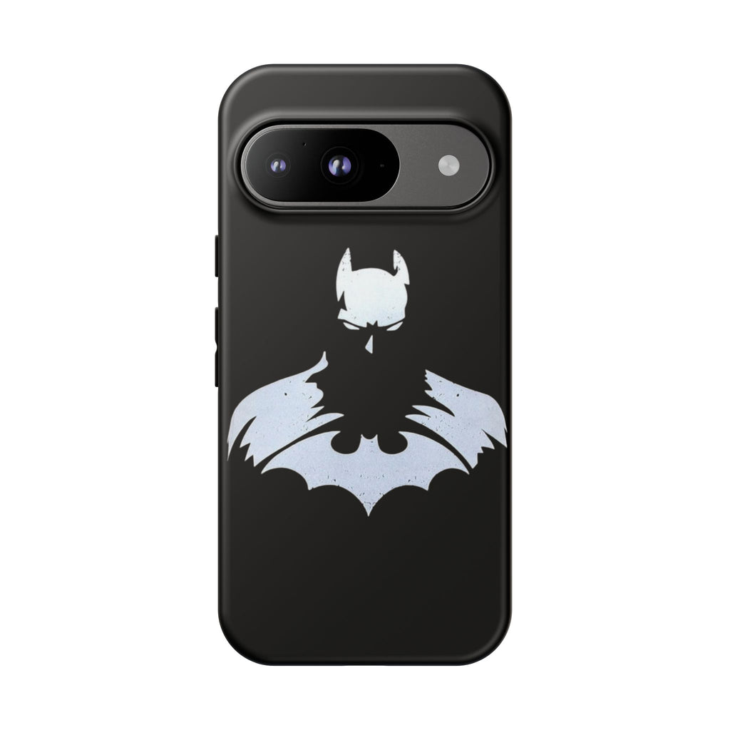 Batman Silhouette Tough Phone Case — Dark Knight Black Protective Cover
