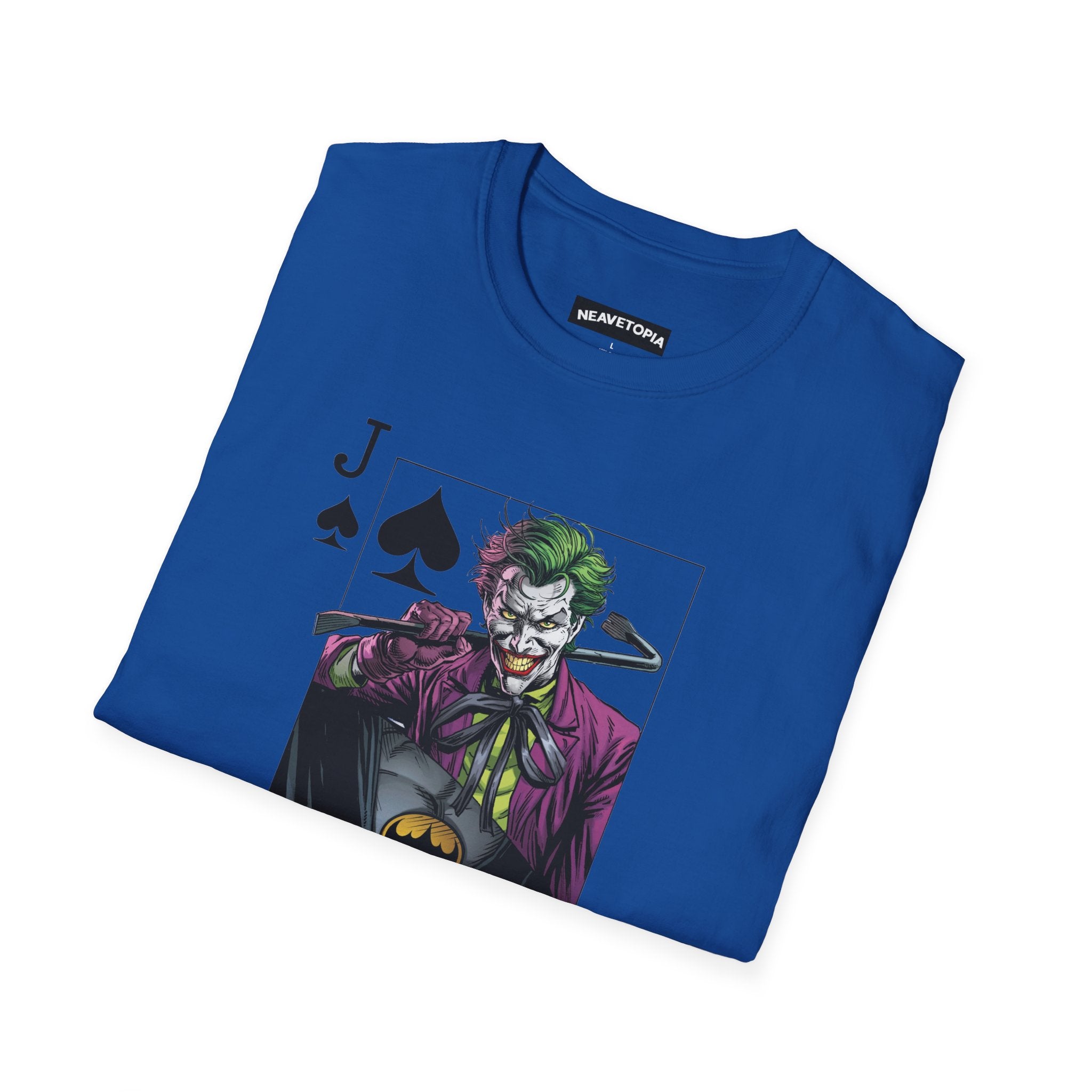 Joker Playing Card T-Shirt — Batman Villain Deck Graphic Tee
