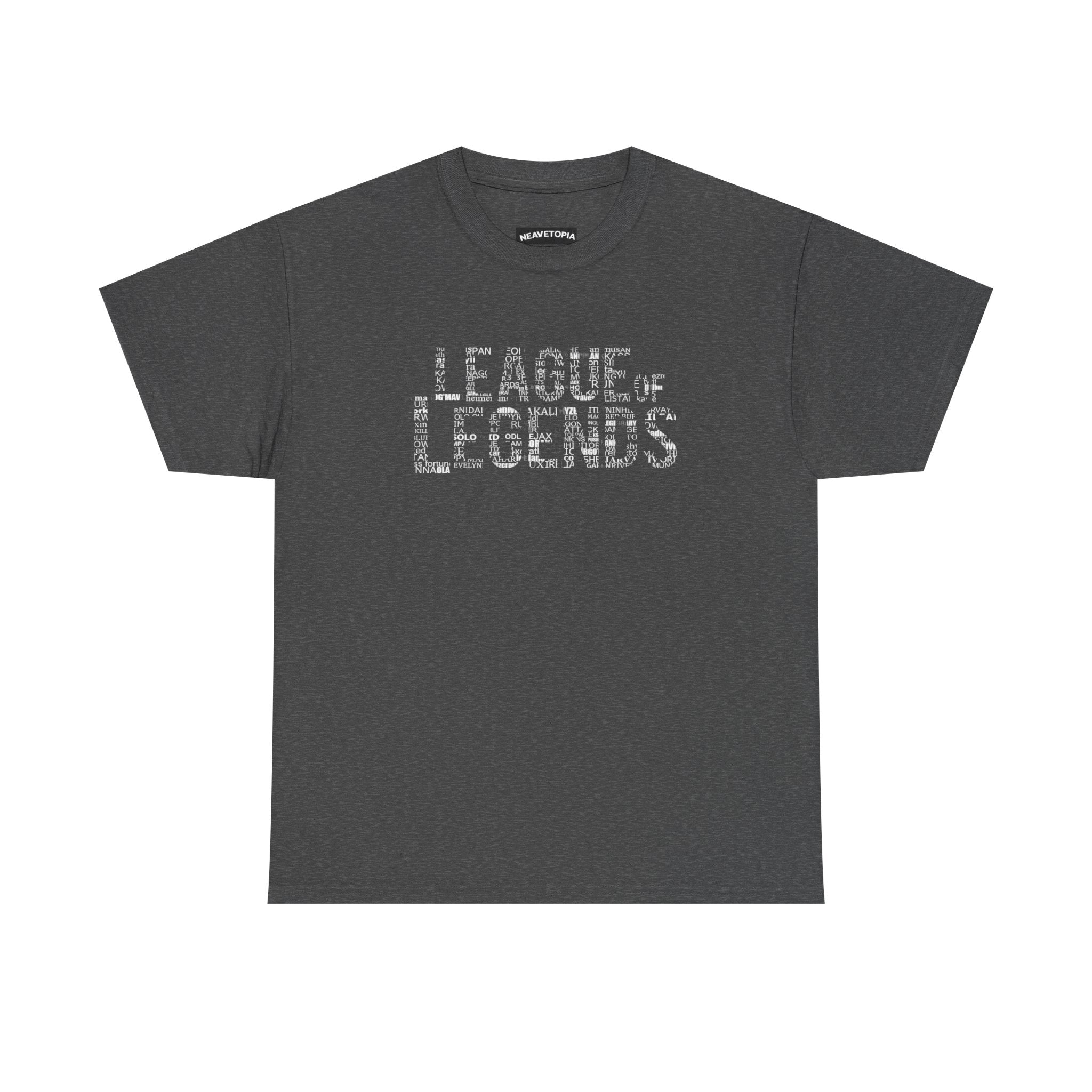 League of Legends Graphic Tee — Distressed Logo Gamer T-Shirt - ALL Champion's names
