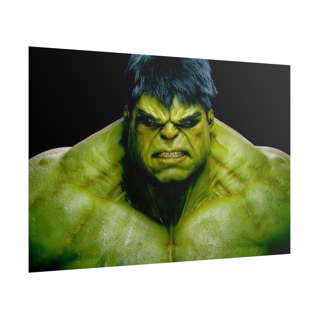 Hulk Lightning Poster — Marvel Vibrant Superhero Wall Art (Rolled Poster)