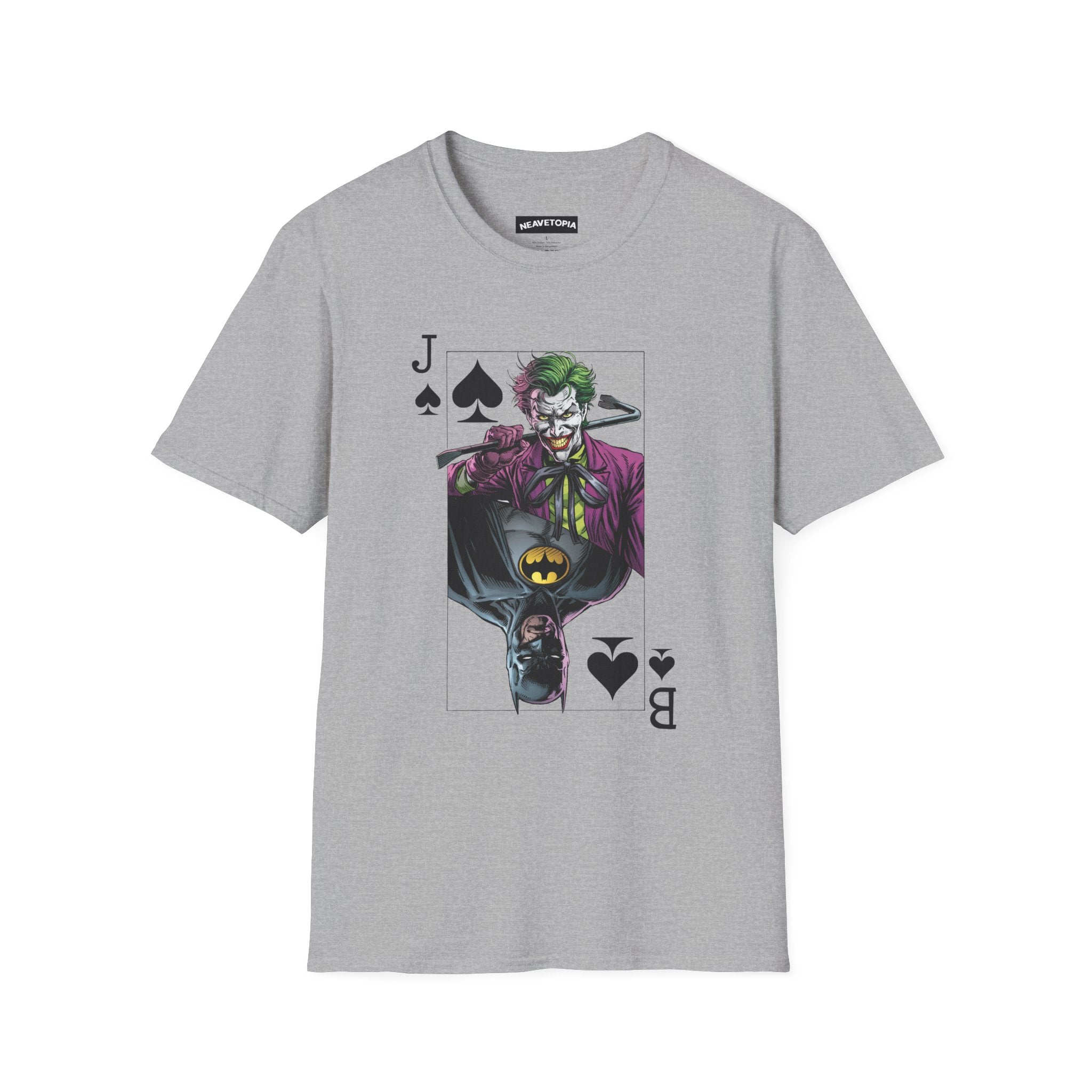 Joker Playing Card T-Shirt — Batman Villain Deck Graphic Tee