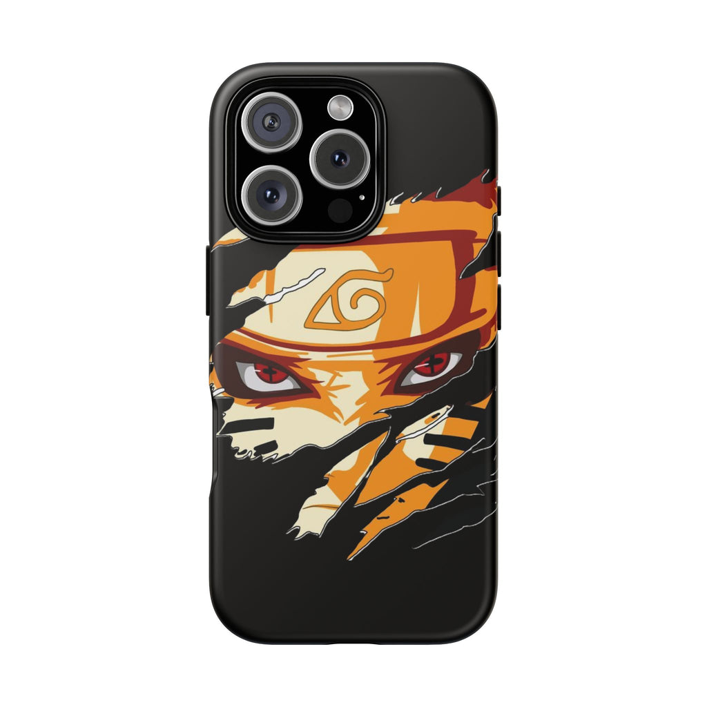 Anime Ninja Phone Case — Intense Shredded Mask Design (Tough Cases)