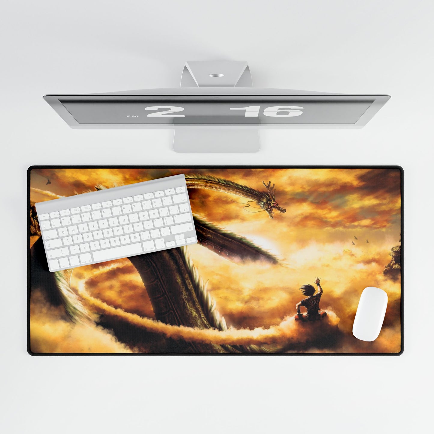 Dragonball Goku Desk Mat – Fantasy Gaming Keyboard Mouse Pad