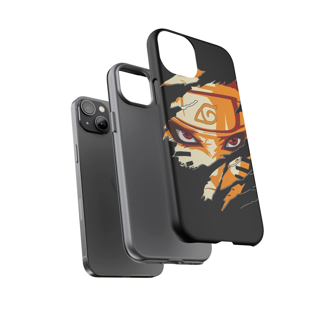 Anime Ninja Phone Case — Intense Shredded Mask Design (Tough Cases)
