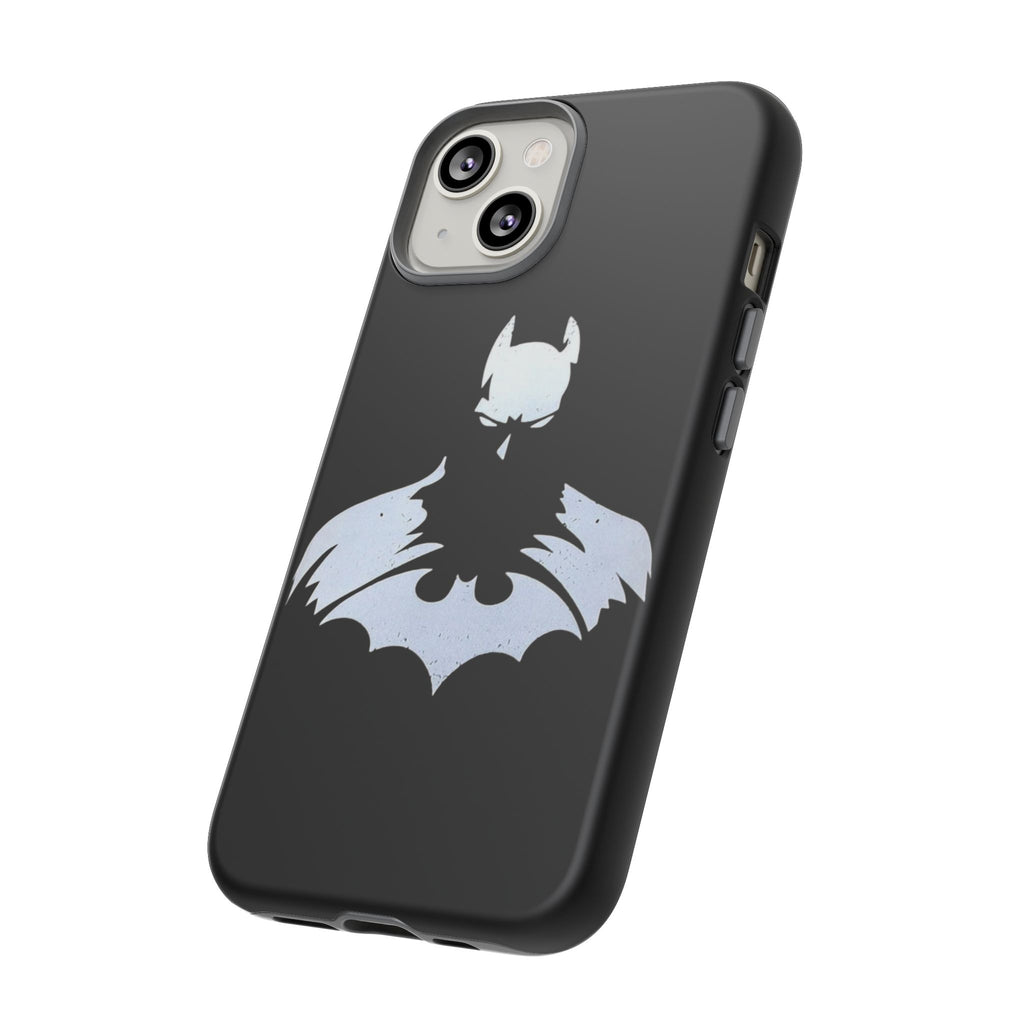 Batman Silhouette Tough Phone Case — Dark Knight Black Protective Cover