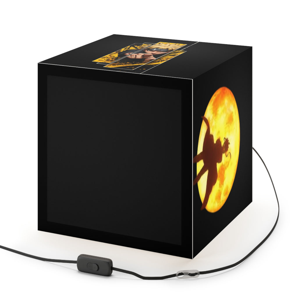 Naruto Light Cube Lamp — Anime Moon Silhouette Nightlight