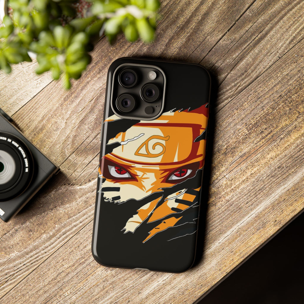 Anime Ninja Phone Case — Intense Shredded Mask Design (Tough Cases)