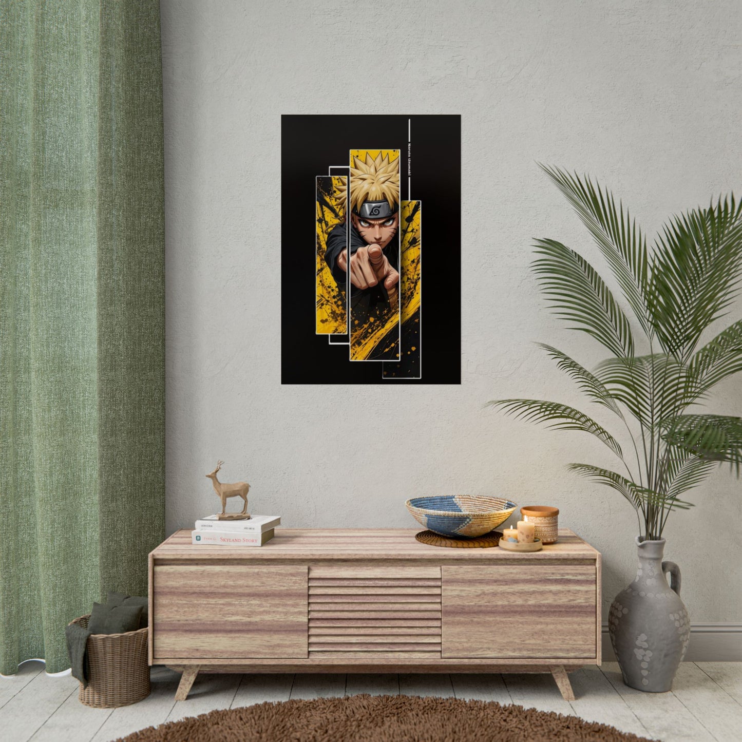Naruto Art-Poster – Dynamischer Anime-Wanddruck (Gerollter Poster)