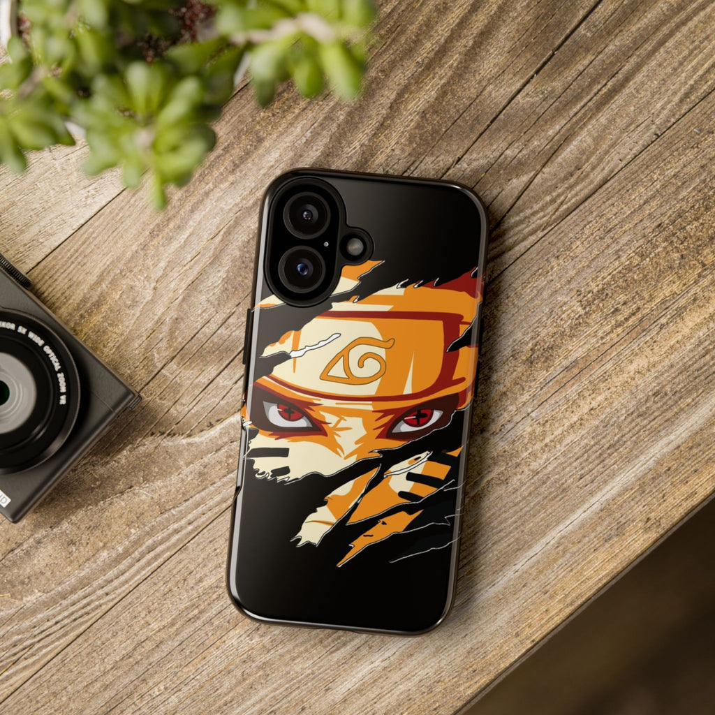 Anime Ninja Phone Case — Intense Shredded Mask Design (Tough Cases)