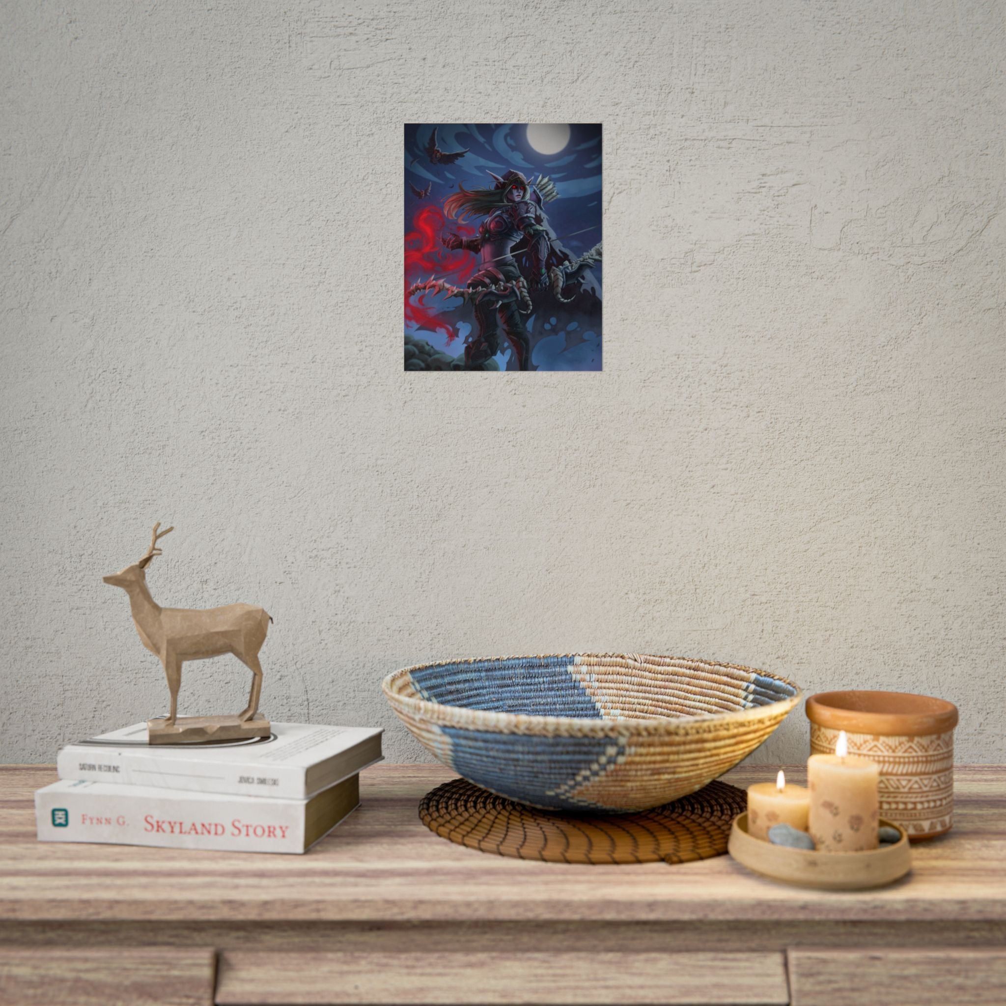 Lady Sylvanas World Of Warcraft Poster — Fantasy Art Print