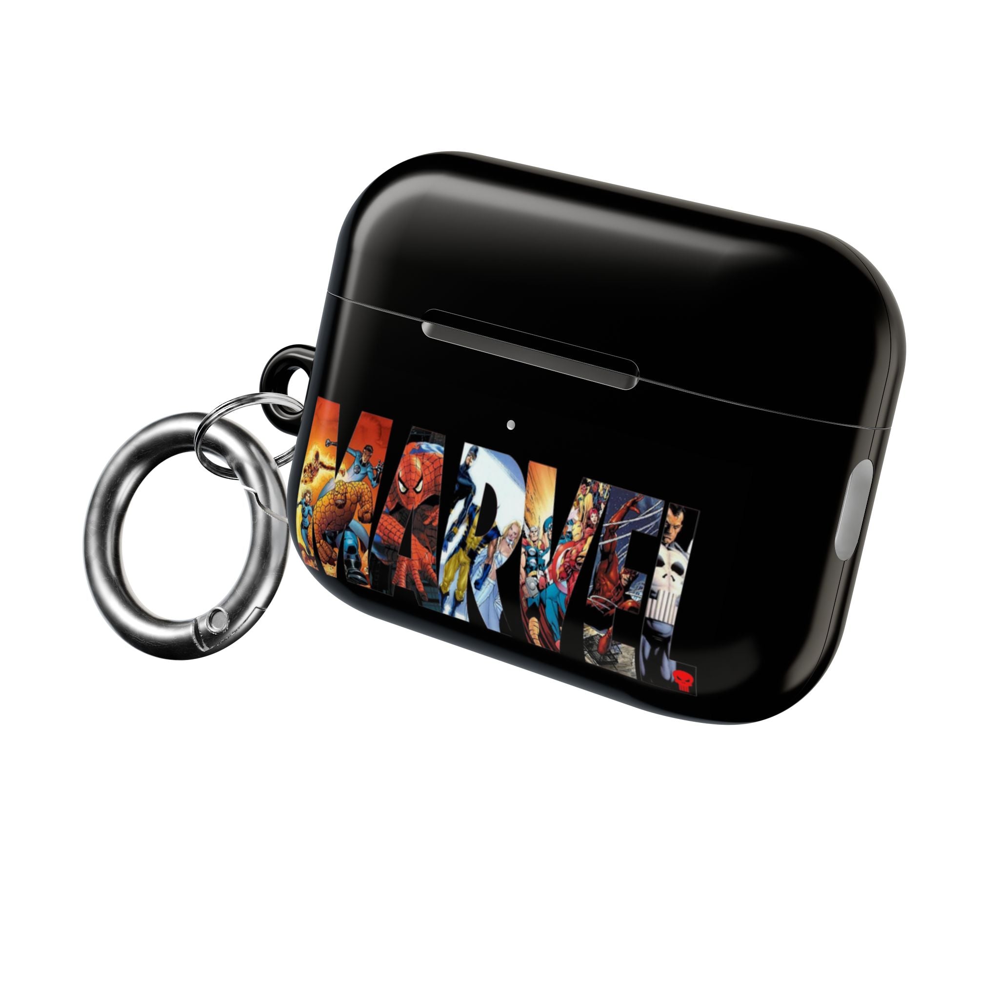 AirPod Case — Marvel Comic Logo Protective Cover