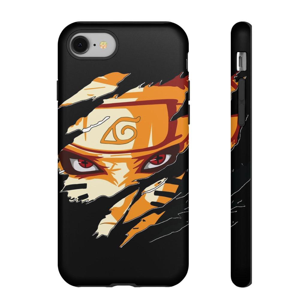 Anime Ninja Phone Case — Intense Shredded Mask Design (Tough Cases)