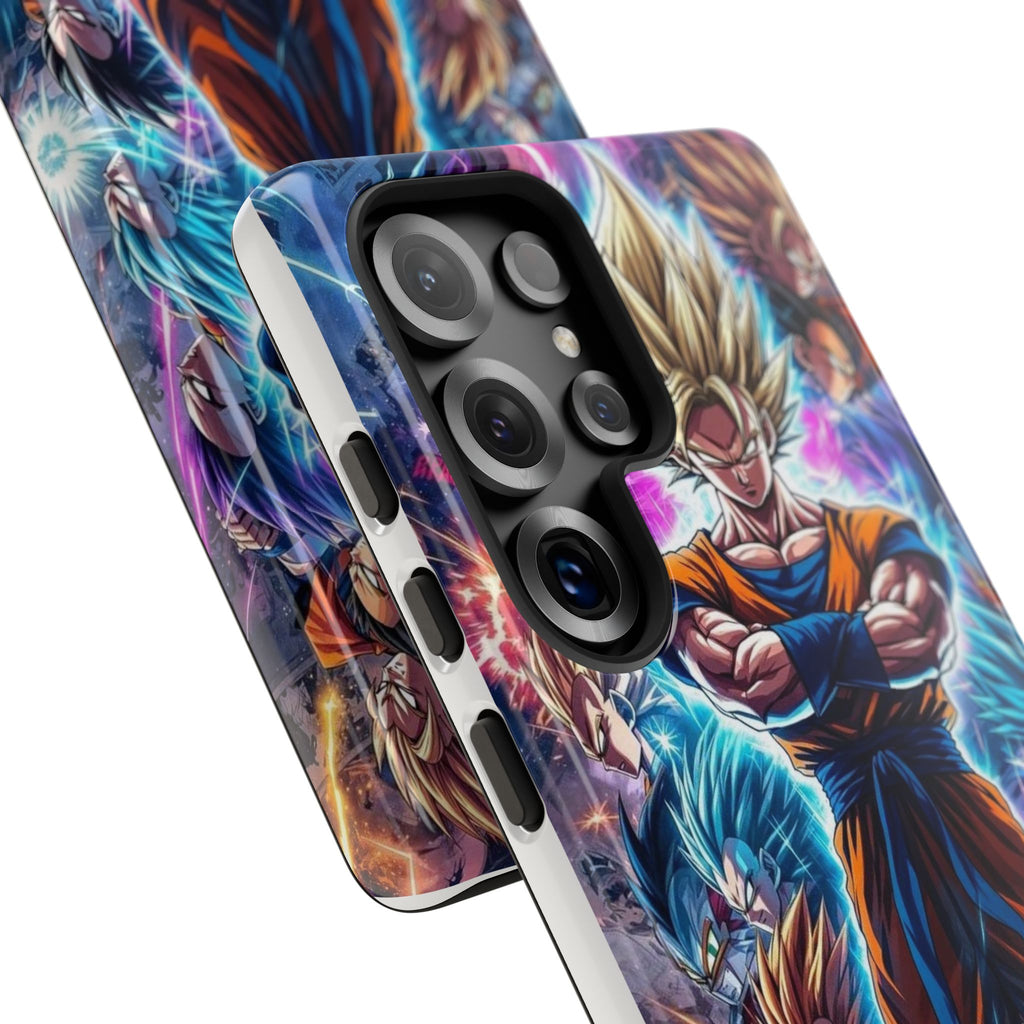 Dragon Ball Super Saiyan Phone Case — Goku Anime Tough Case