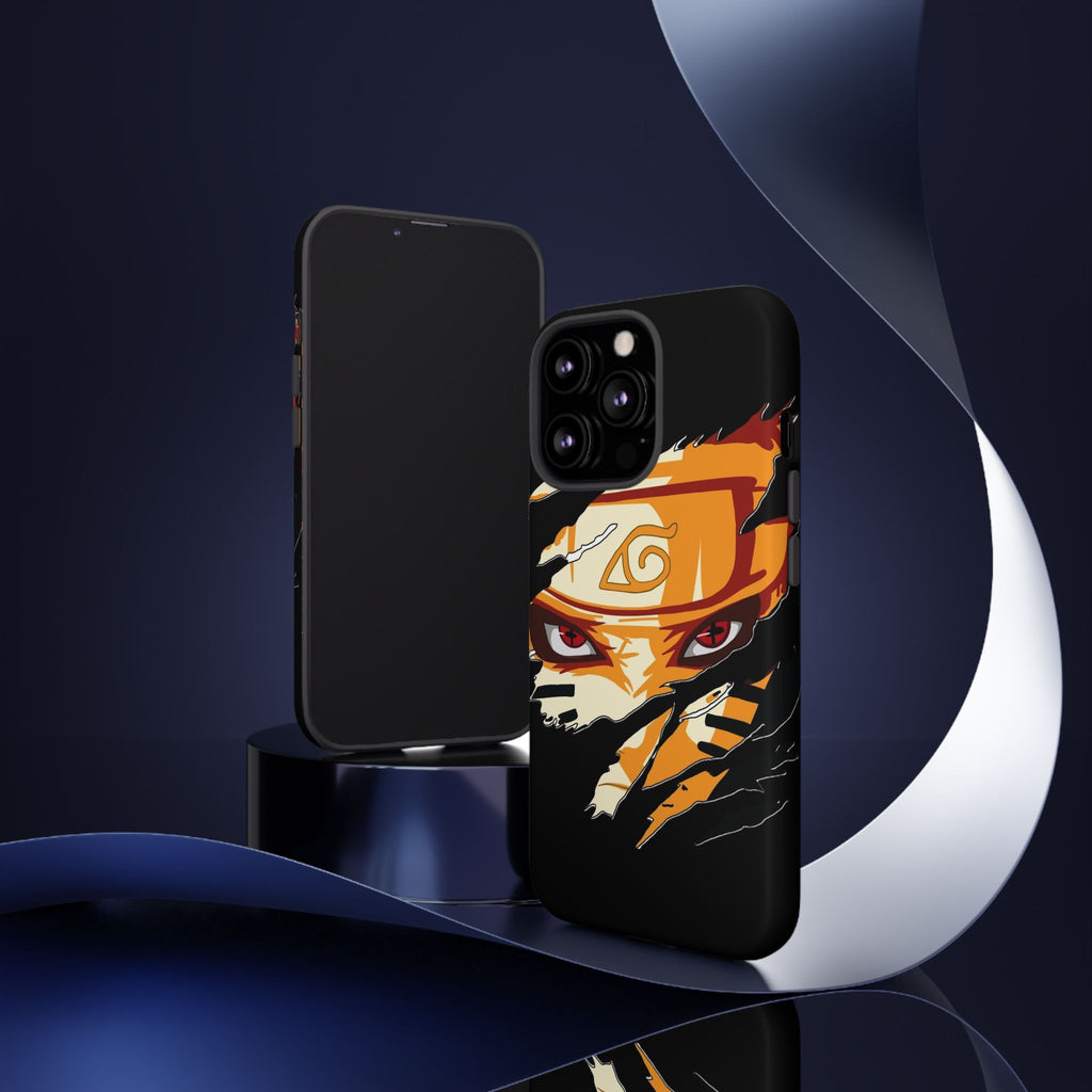 Anime Ninja Phone Case — Intense Shredded Mask Design (Tough Cases)