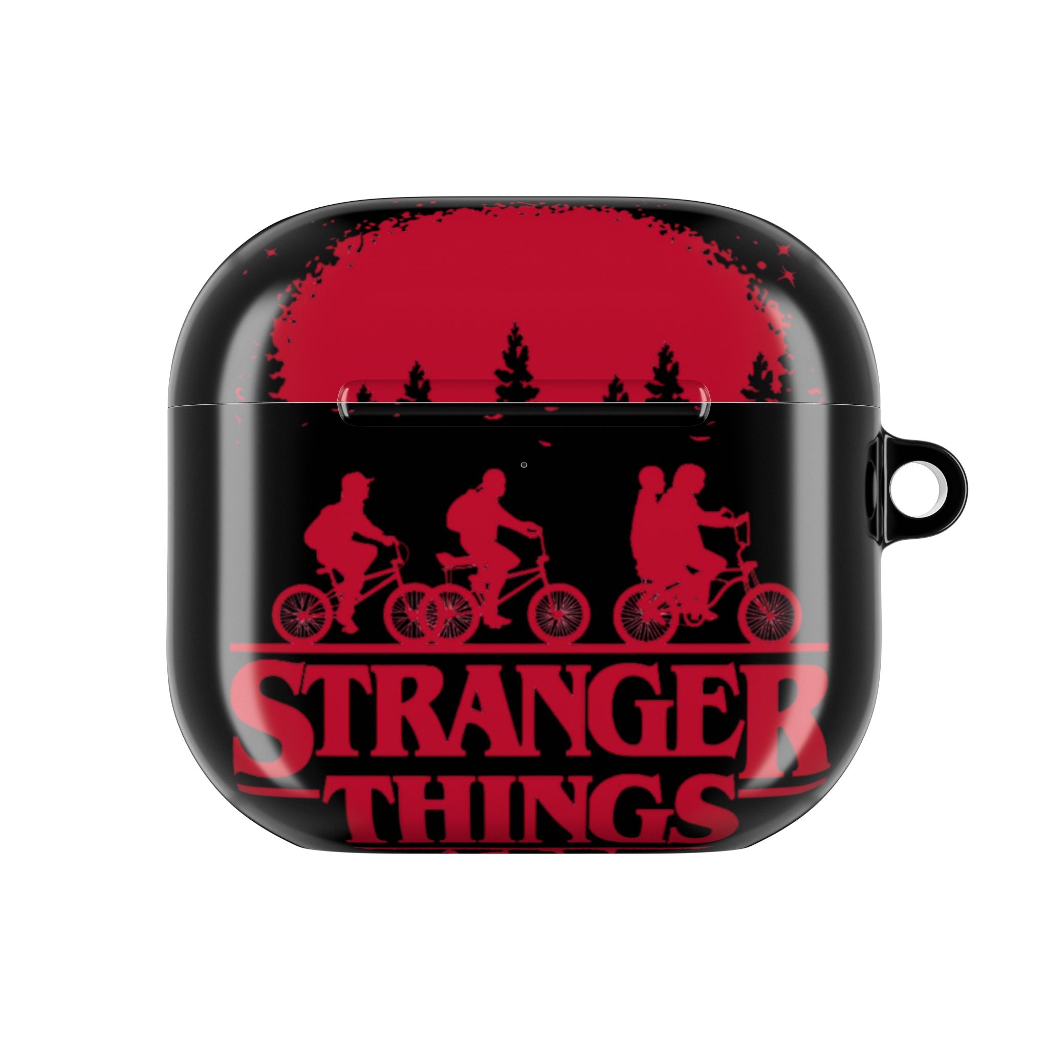 Stranger Things AirPod Case – Retro 80s Sci‑Fi Bike Silhouette Protective Cover