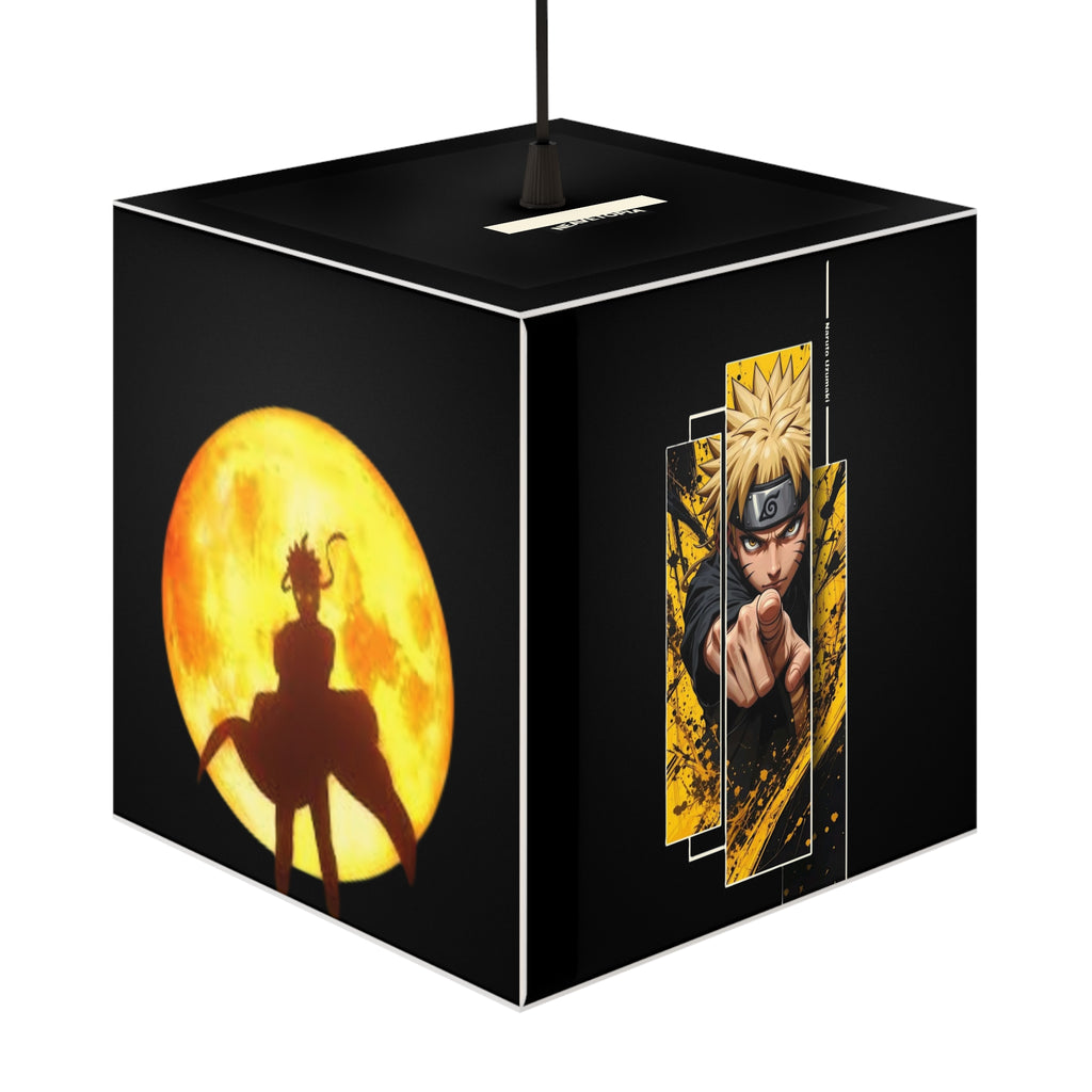 Naruto Light Cube Lamp — Anime Moon Silhouette Nightlight