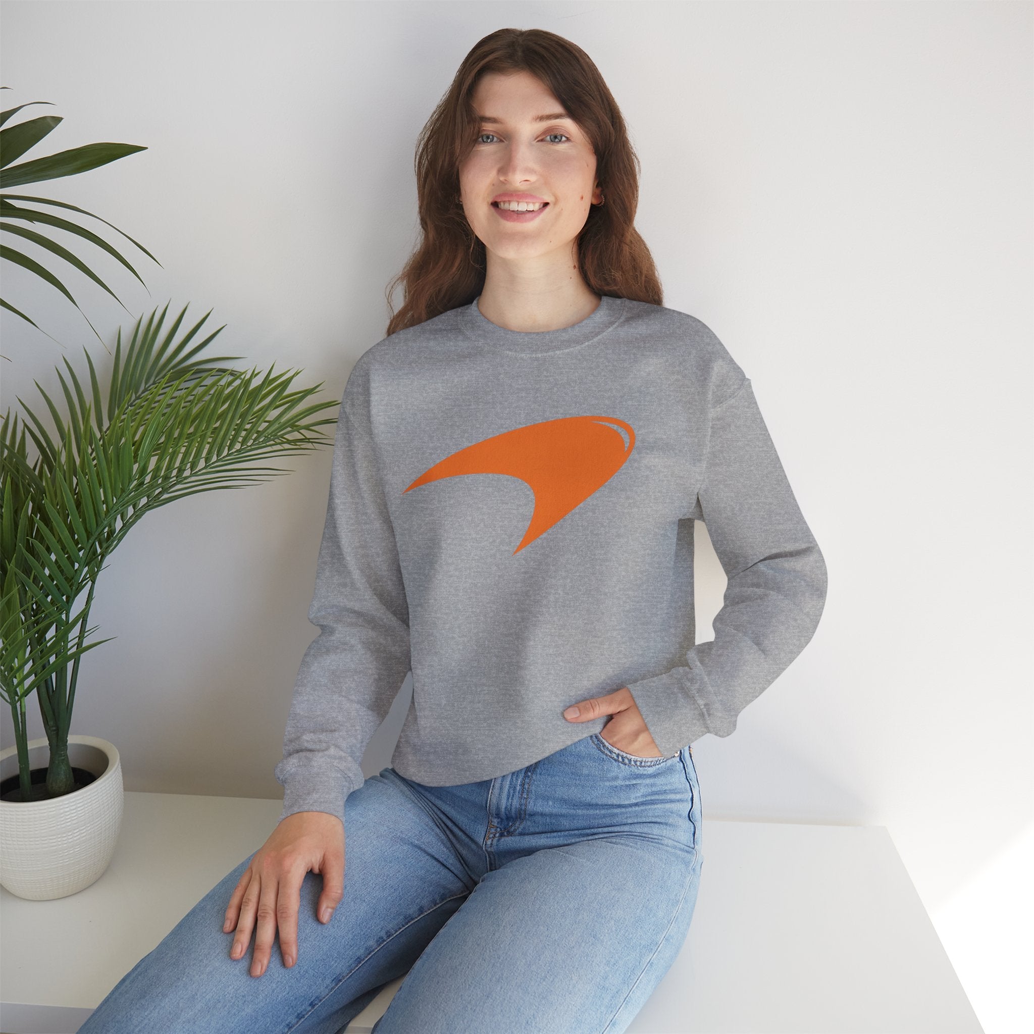 McLaren Logo Crewneck Sweatshirt | Formula 1 Team Apparel | Original Lando Norris Sweatshirt