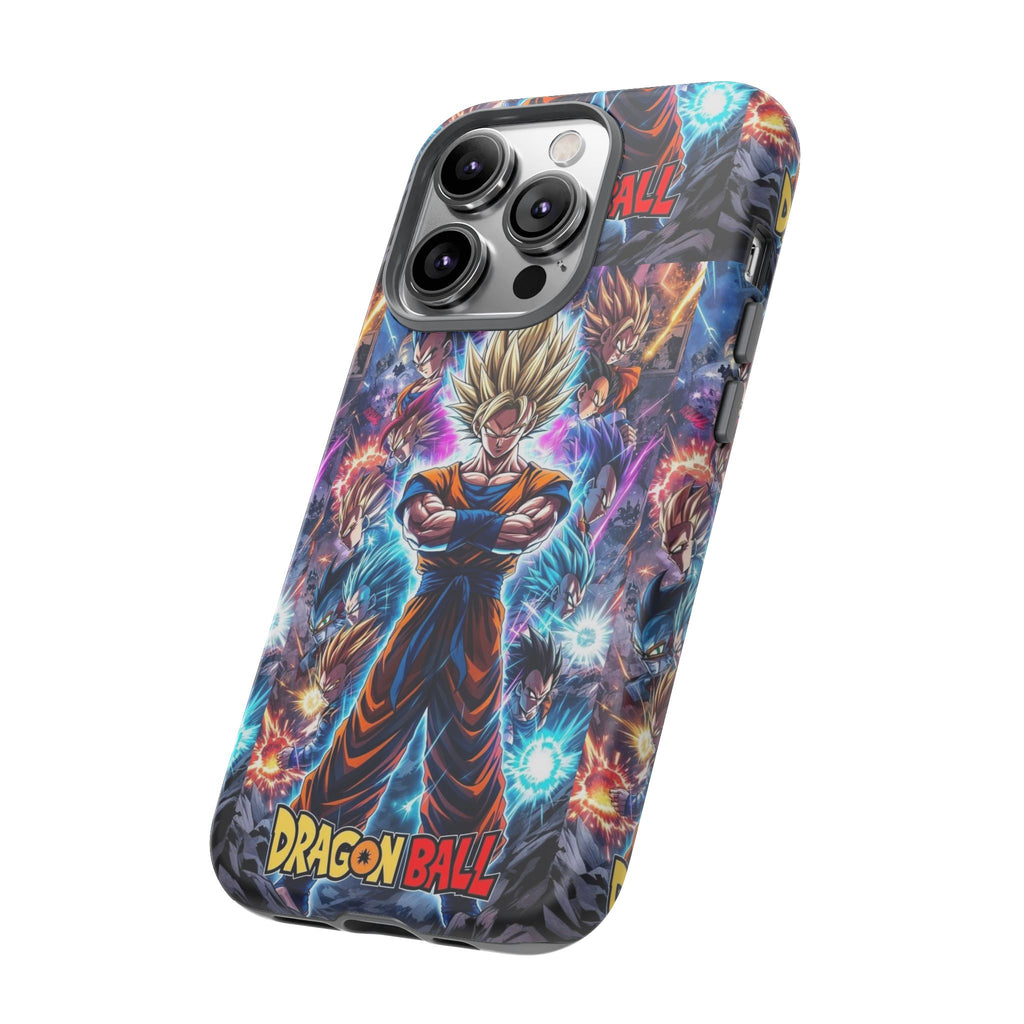Dragon Ball Super Saiyan Phone Case — Goku Anime Tough Case
