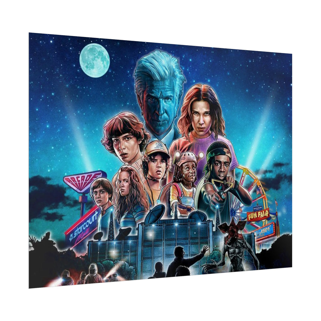 Stranger Things Cast Poster - Stranger Kids