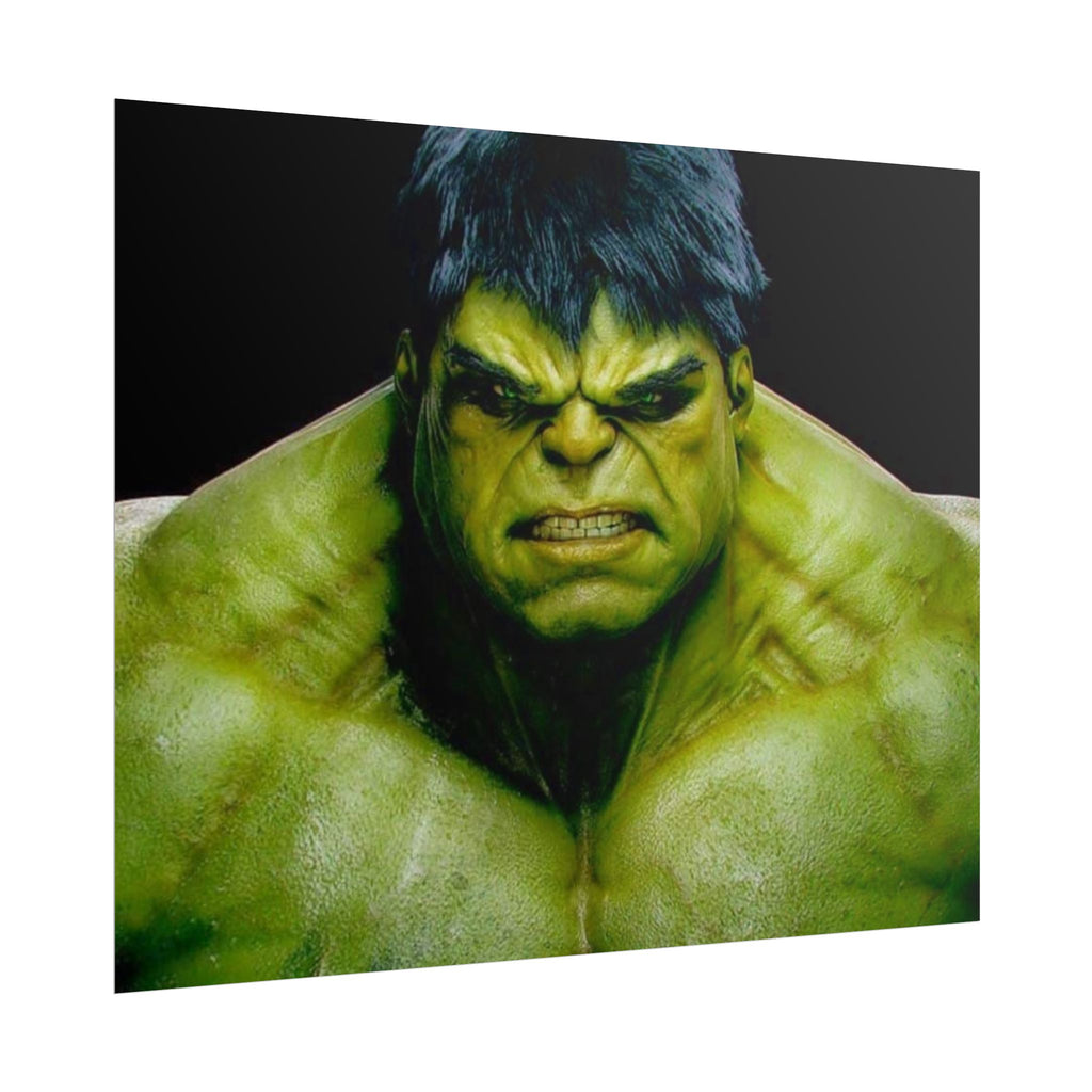 Hulk Lightning Poster — Marvel Vibrant Superhero Wall Art (Rolled Poster)