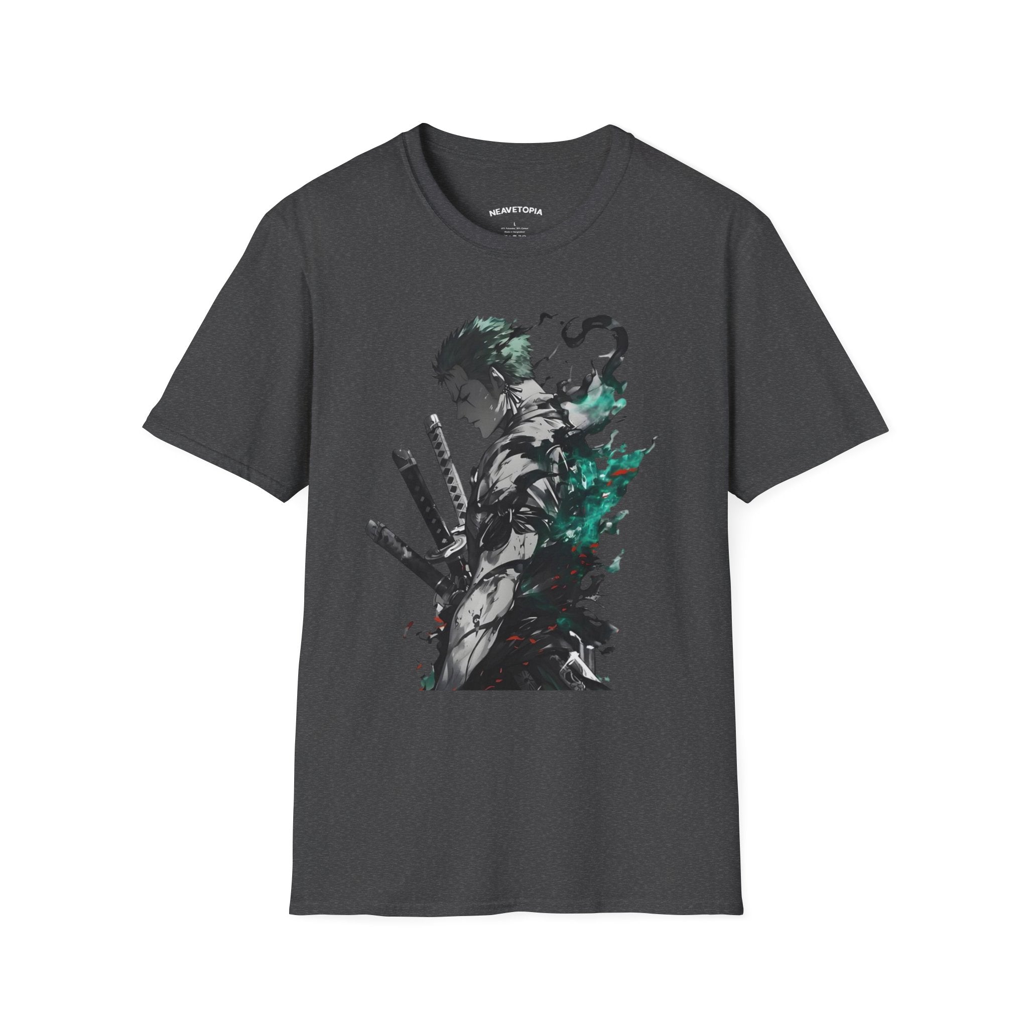 One Piece Zoro  Graffiti Portrait T-Shirt |  Street Art Style