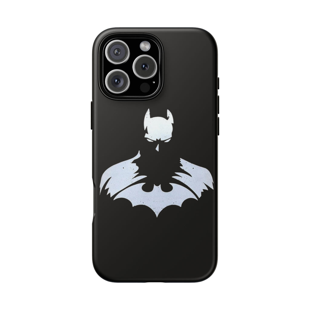 Batman Silhouette Tough Phone Case — Dark Knight Black Protective Cover