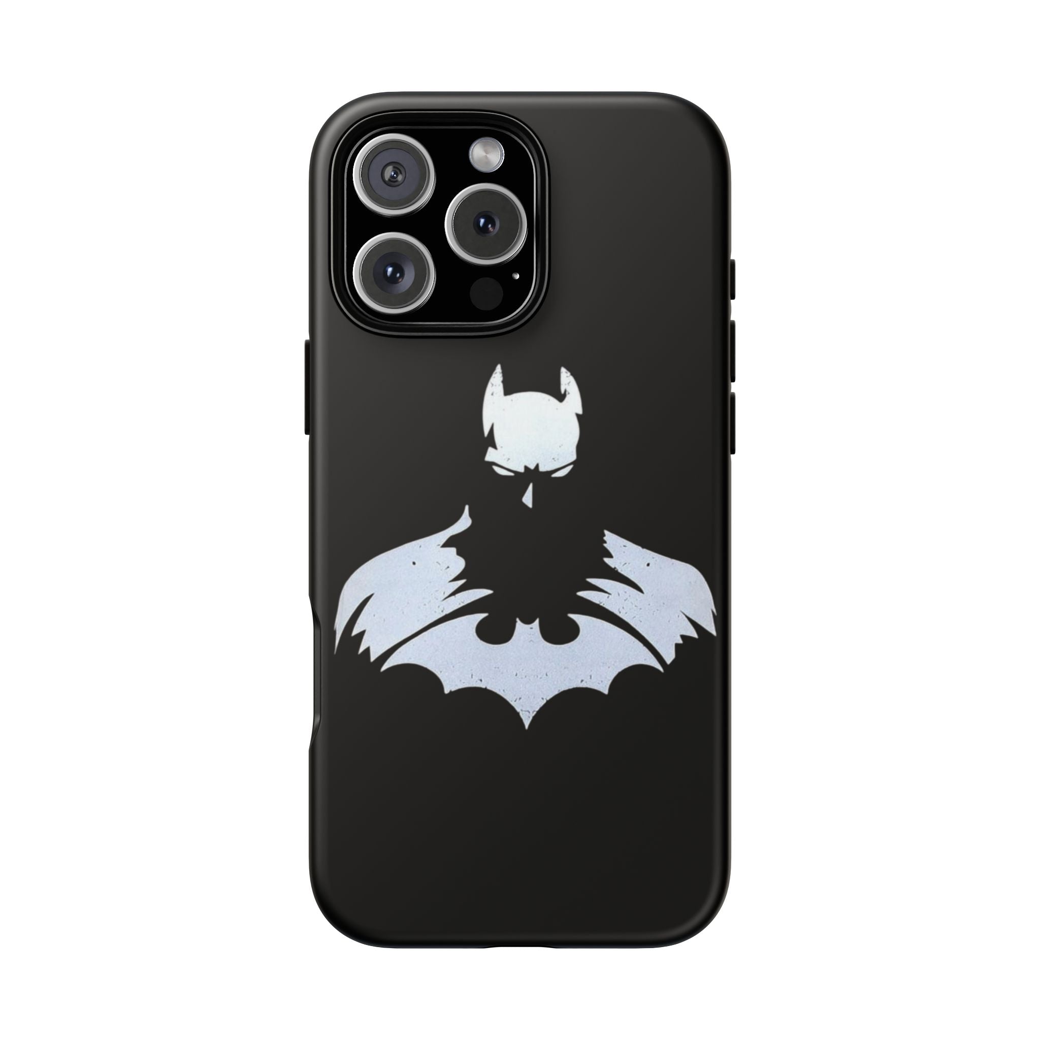 Batman Silhouette Tough Phone Case — Dark Knight Black Protective Cover