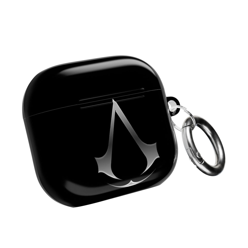 Assassin’s Creed Black AirPod Case – Logo Protective Charging Case