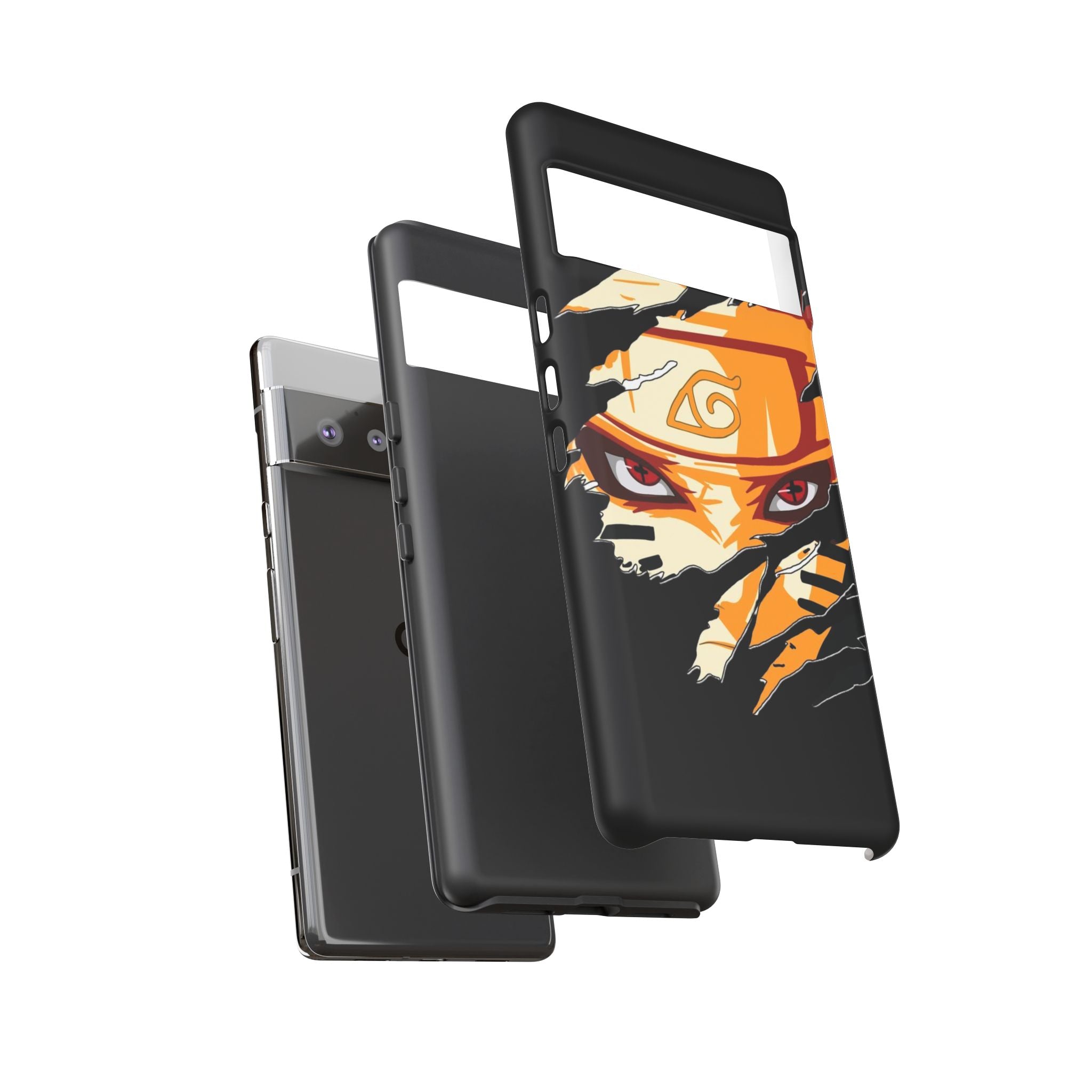 Anime Ninja Phone Case — Intense Shredded Mask Design (Tough Cases)