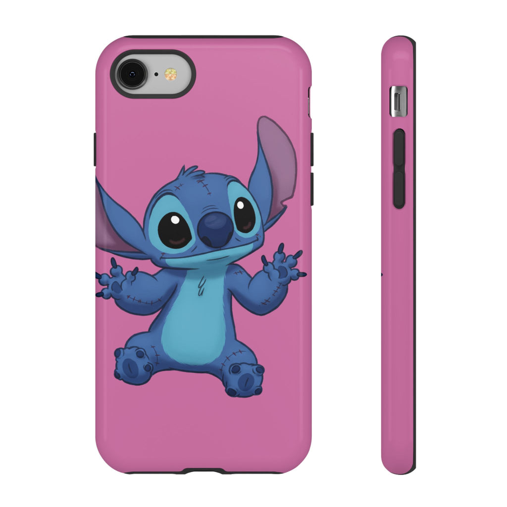 Cute Stitch Phone Case | Tough Cases for Disney Fans, Gift for Kids, Cartoon Lover, Pink Aesthetic, Durable & Stylish