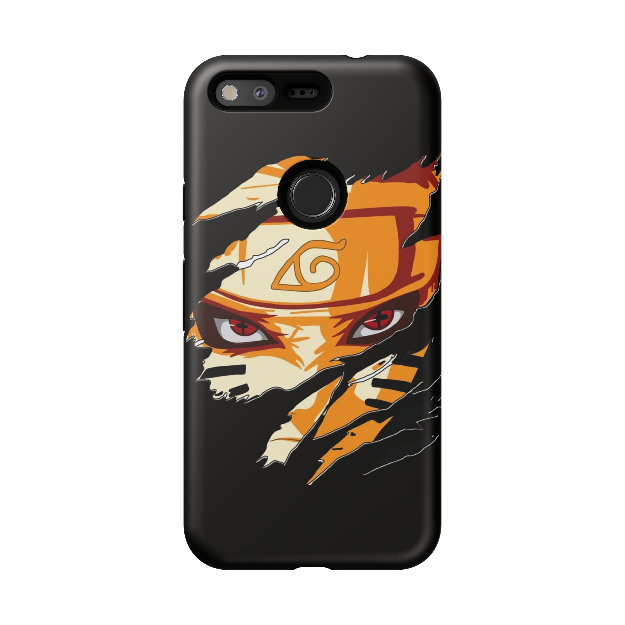 Anime Ninja Phone Case — Intense Shredded Mask Design (Tough Cases)