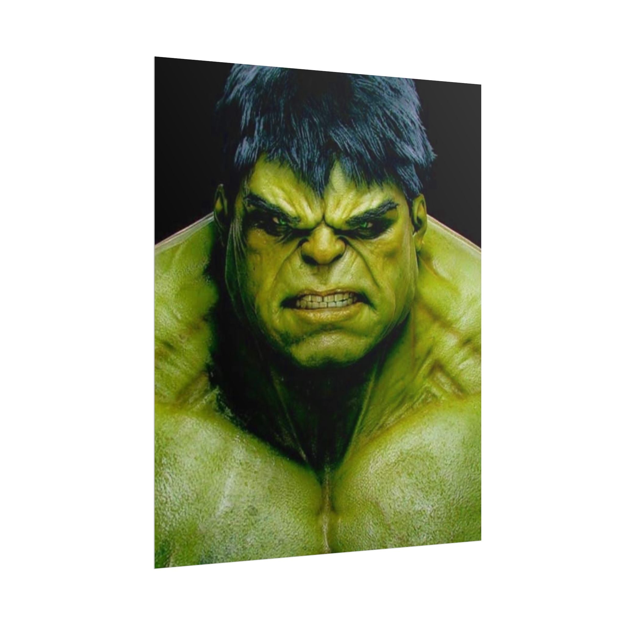 Hulk Lightning Poster — Marvel Vibrant Superhero Wall Art (Rolled Poster)