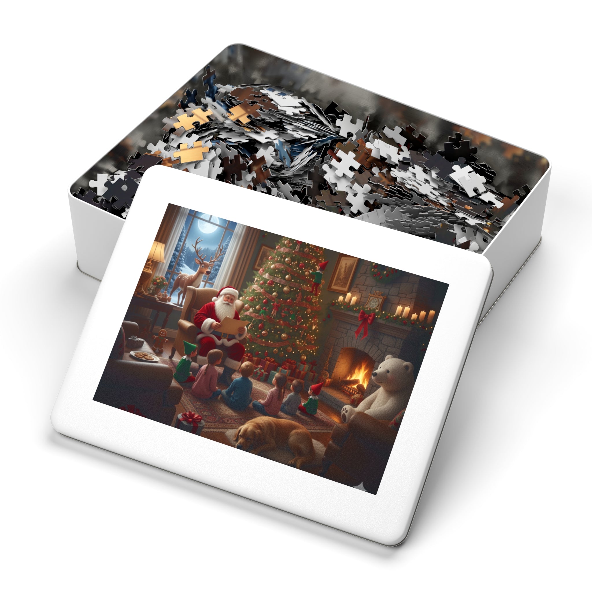Cozy Christmas Jigsaw Puzzle for Holiday Family Fun Activity