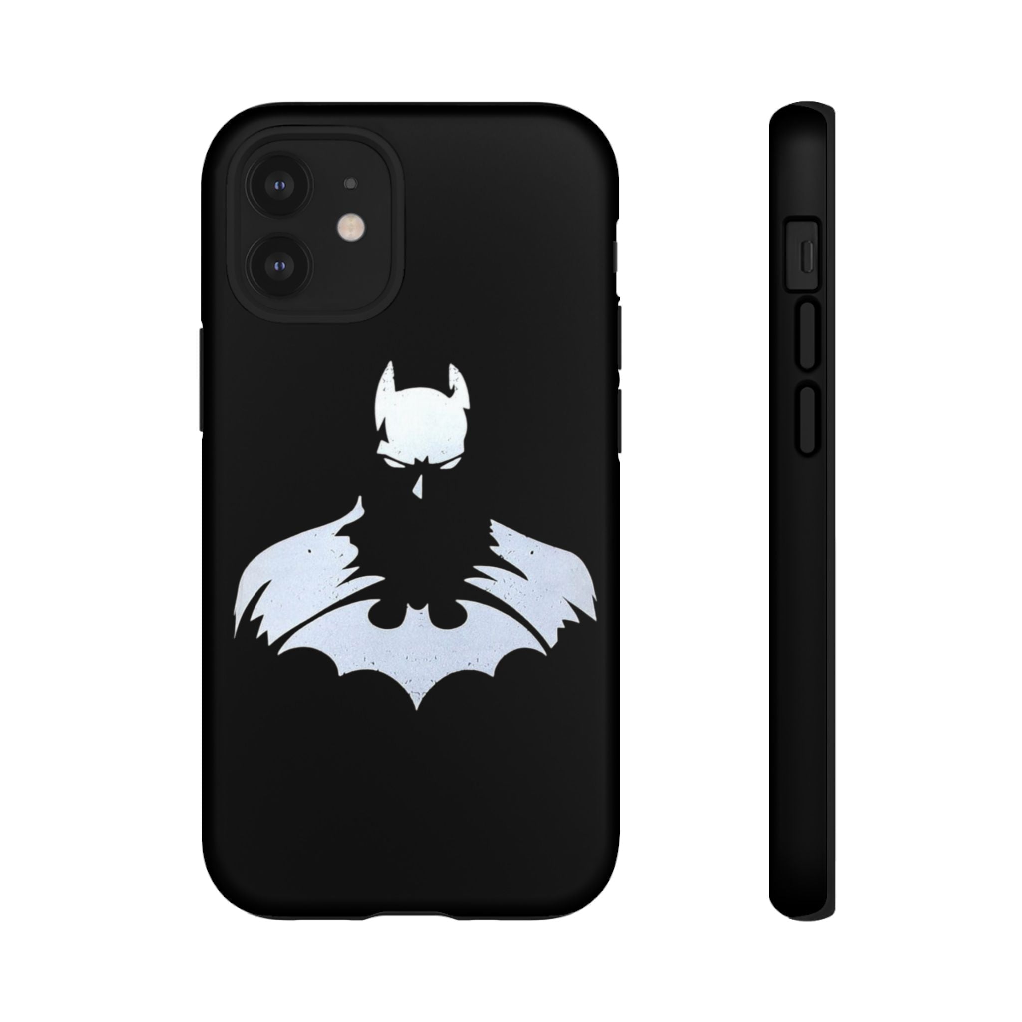 Batman Silhouette Tough Phone Case — Dark Knight Black Protective Cover