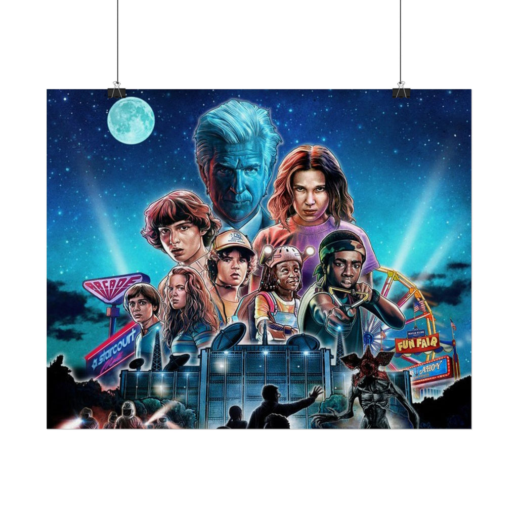 Stranger Things Cast Poster - Stranger Kids