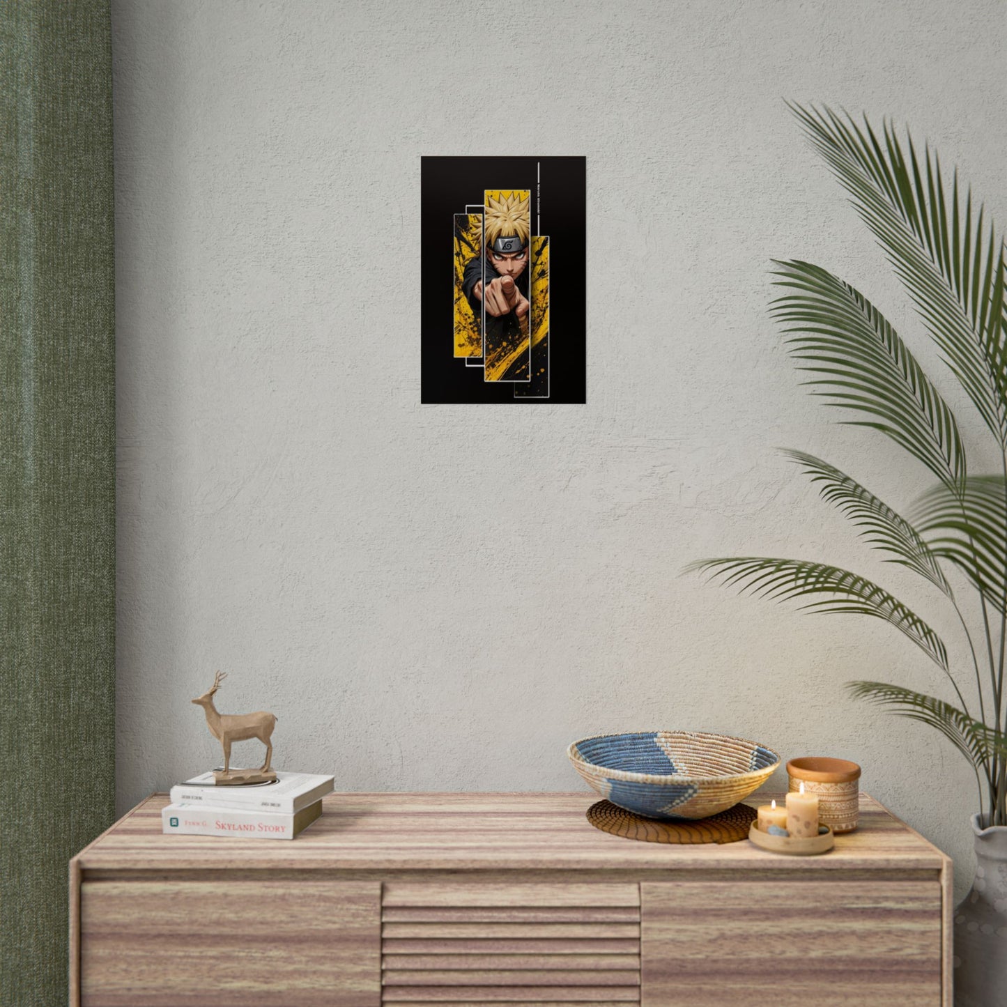 Naruto Art-Poster – Dynamischer Anime-Wanddruck (Gerollter Poster)