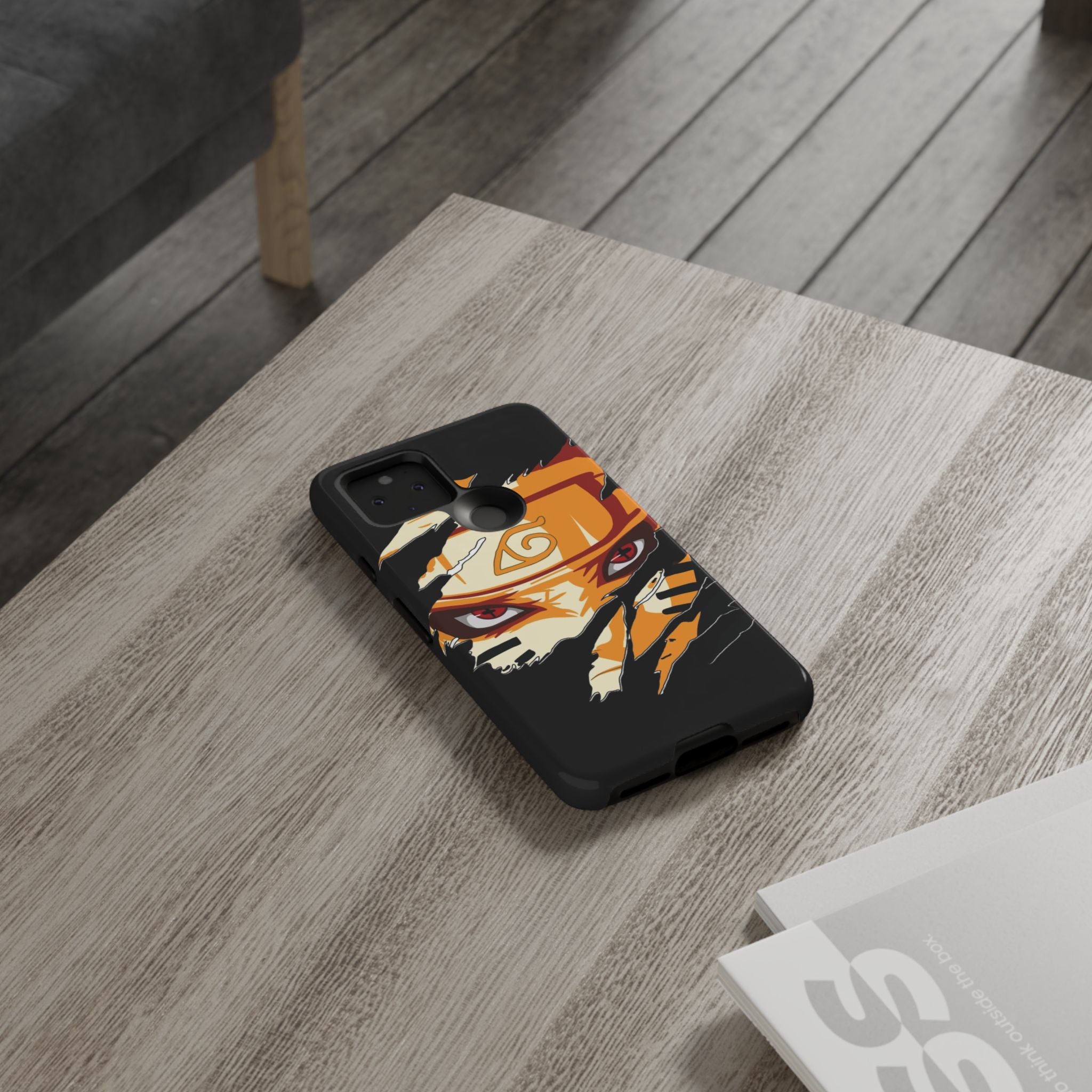 Anime Ninja Phone Case — Intense Shredded Mask Design (Tough Cases)