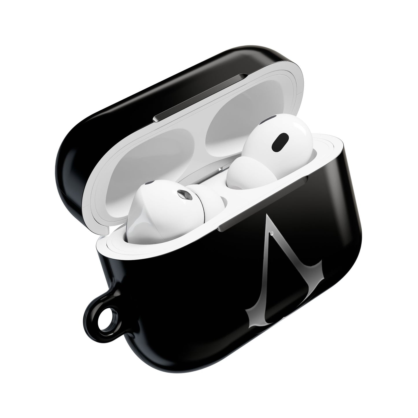 Assassin’s Creed Black AirPod Case – Logo Schutzhülle für Ladecase