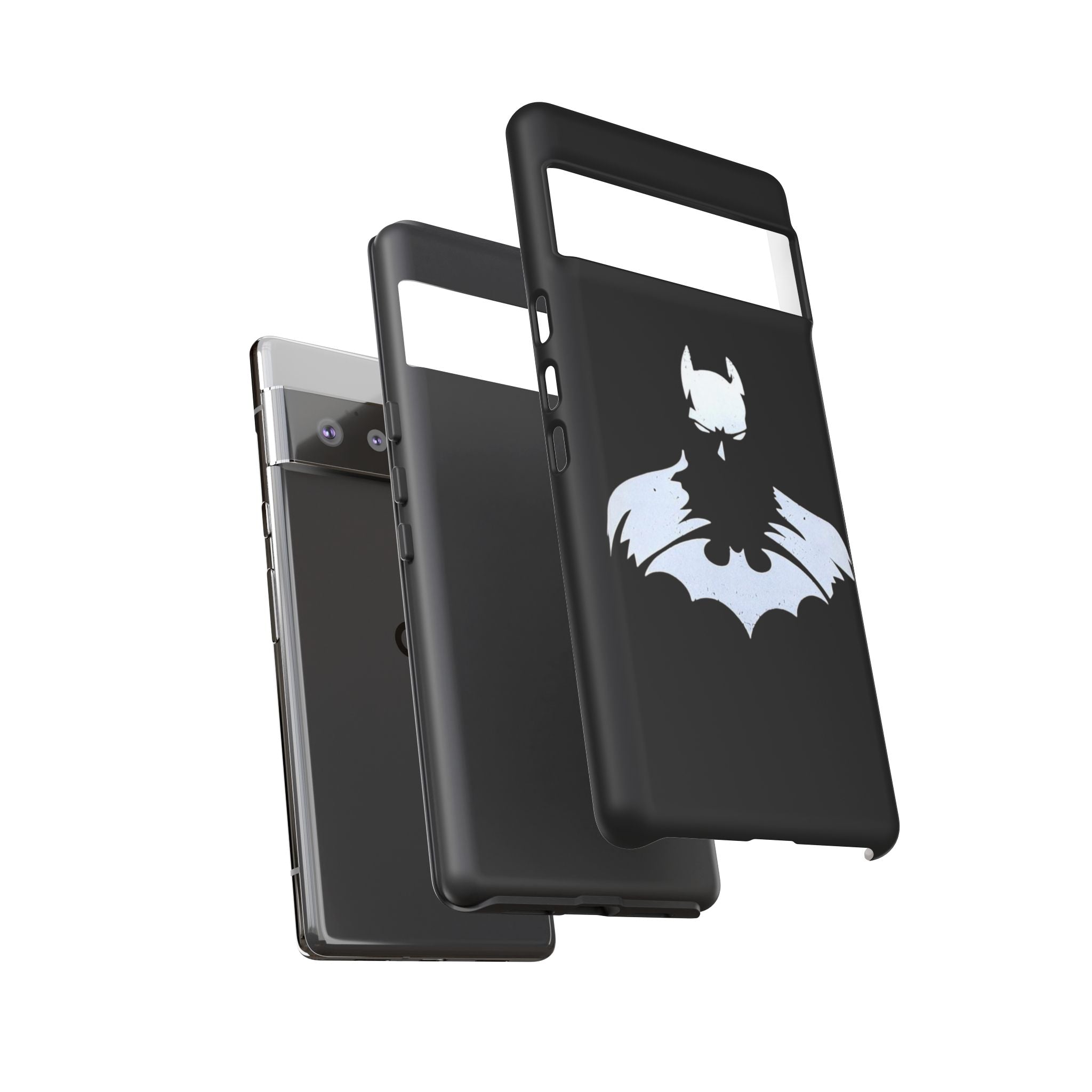 Batman Silhouette Tough Phone Case — Dark Knight Black Protective Cover
