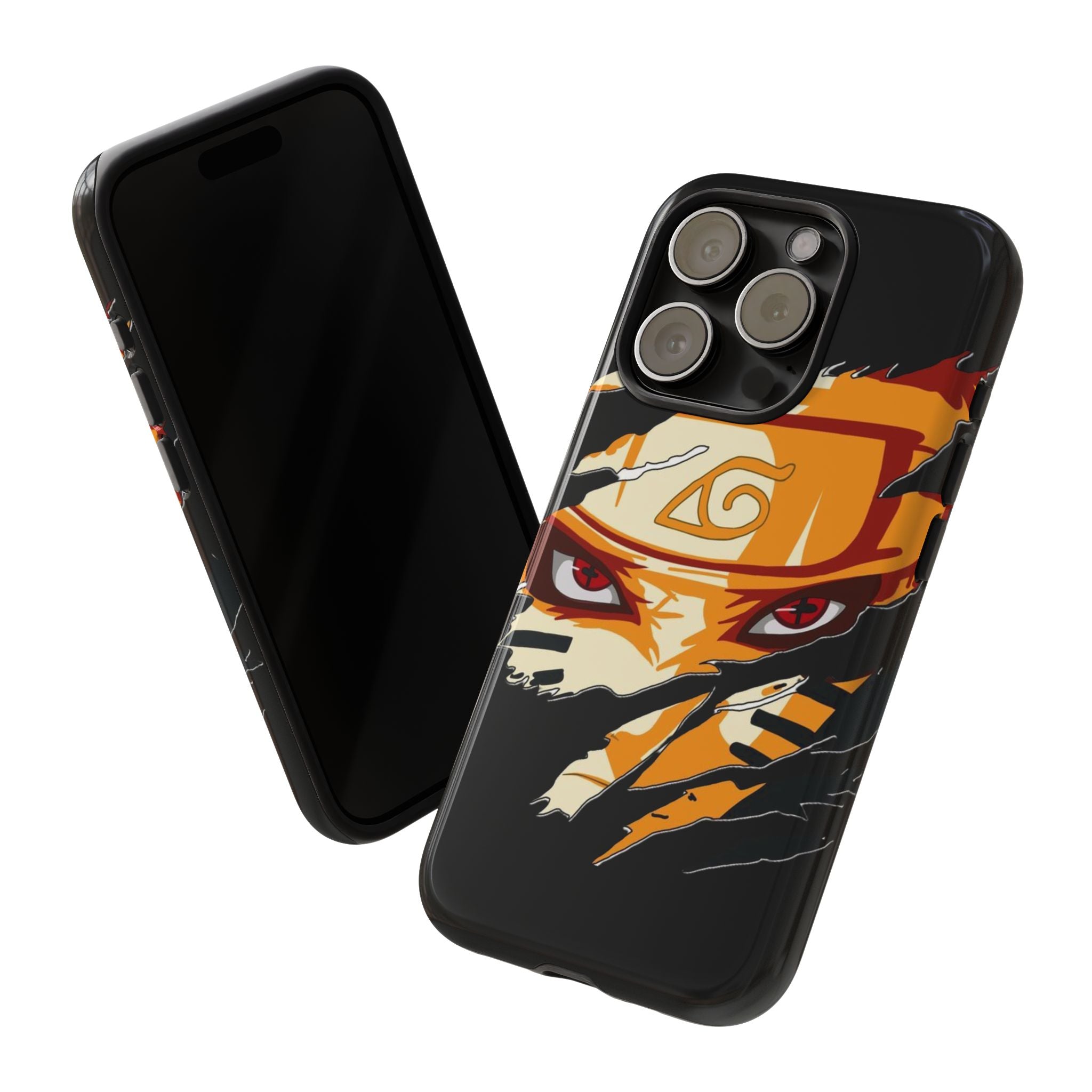 Anime Ninja Phone Case — Intense Shredded Mask Design (Tough Cases)