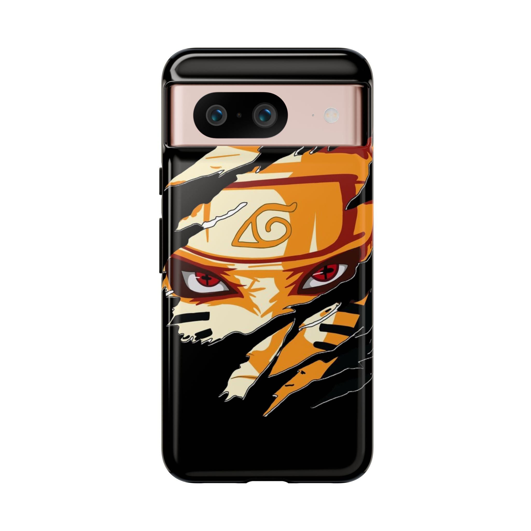Anime Ninja Phone Case — Intense Shredded Mask Design (Tough Cases)