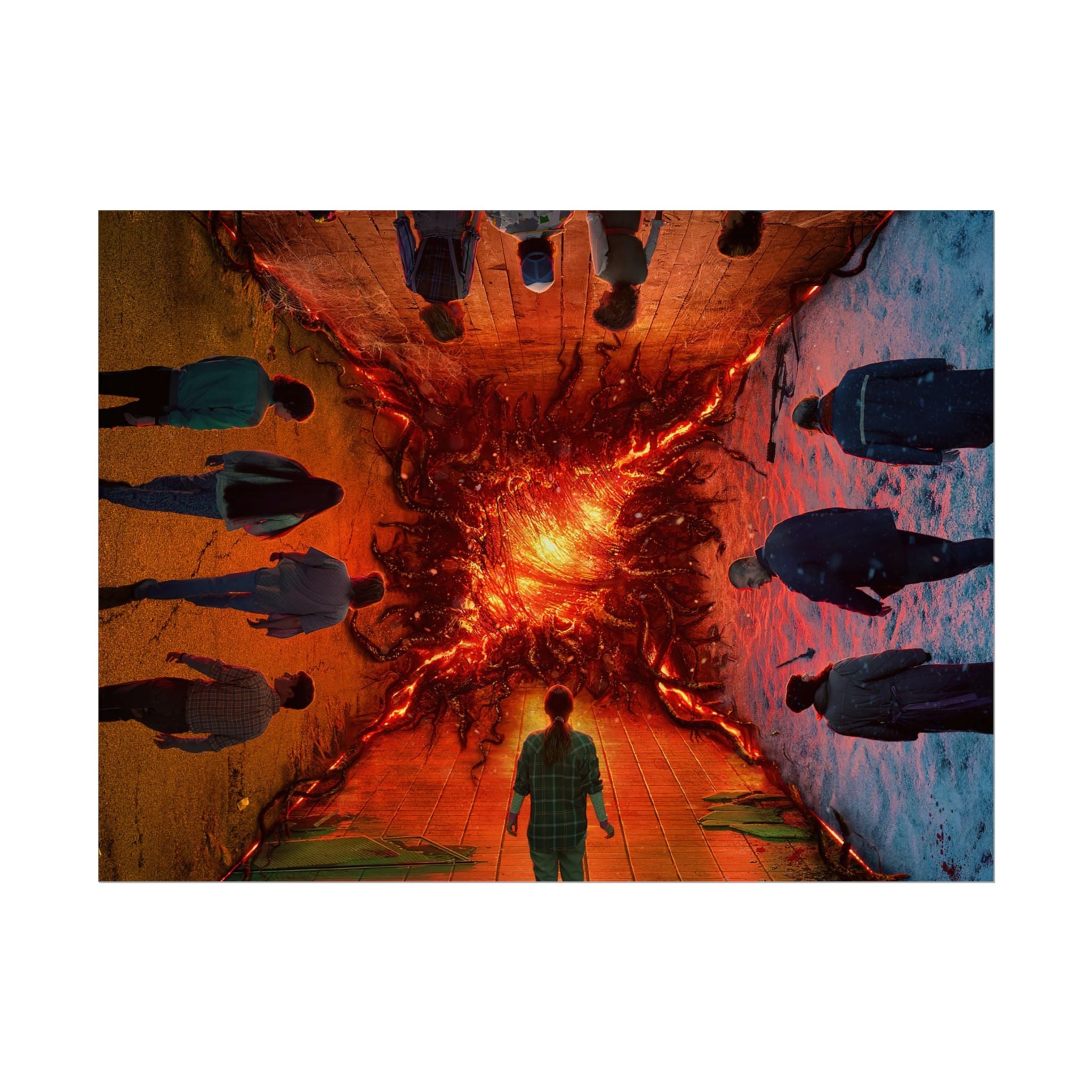 Stranger Things Upside-Down Portal Art Print