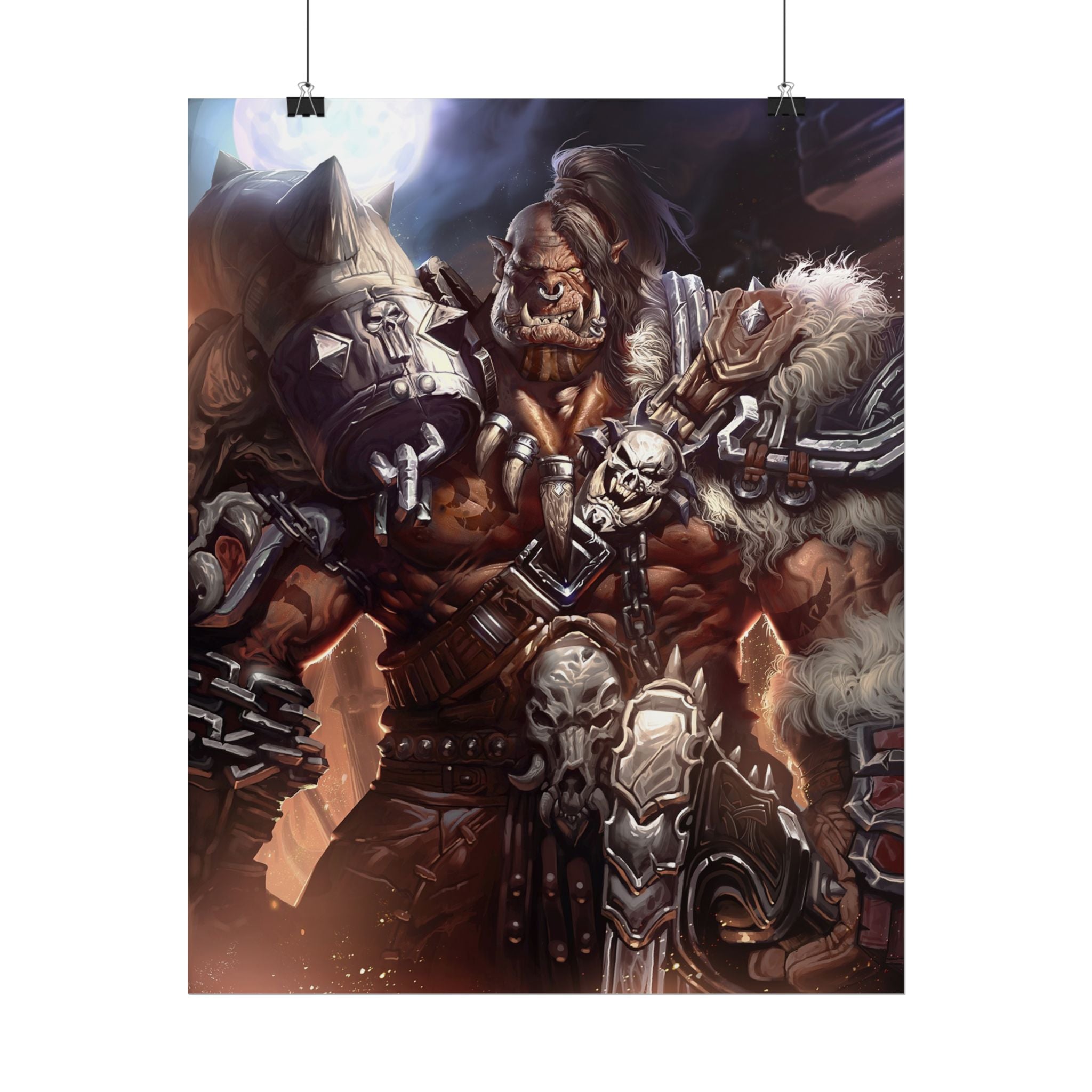 Garrosh Hellscream Fantasy Art Print - World of Warcraft