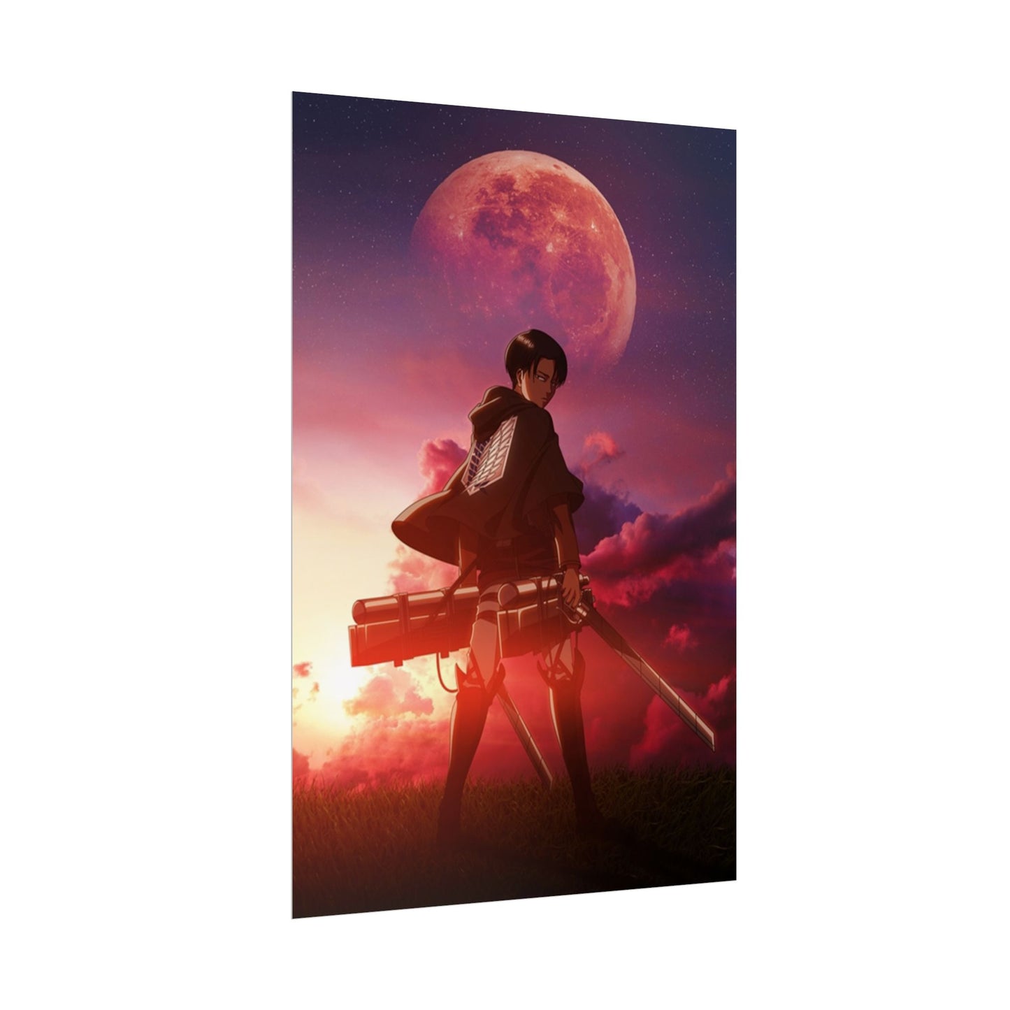 Attack Titan poster | Levi | Anime Wall Art | Collectors Edition
