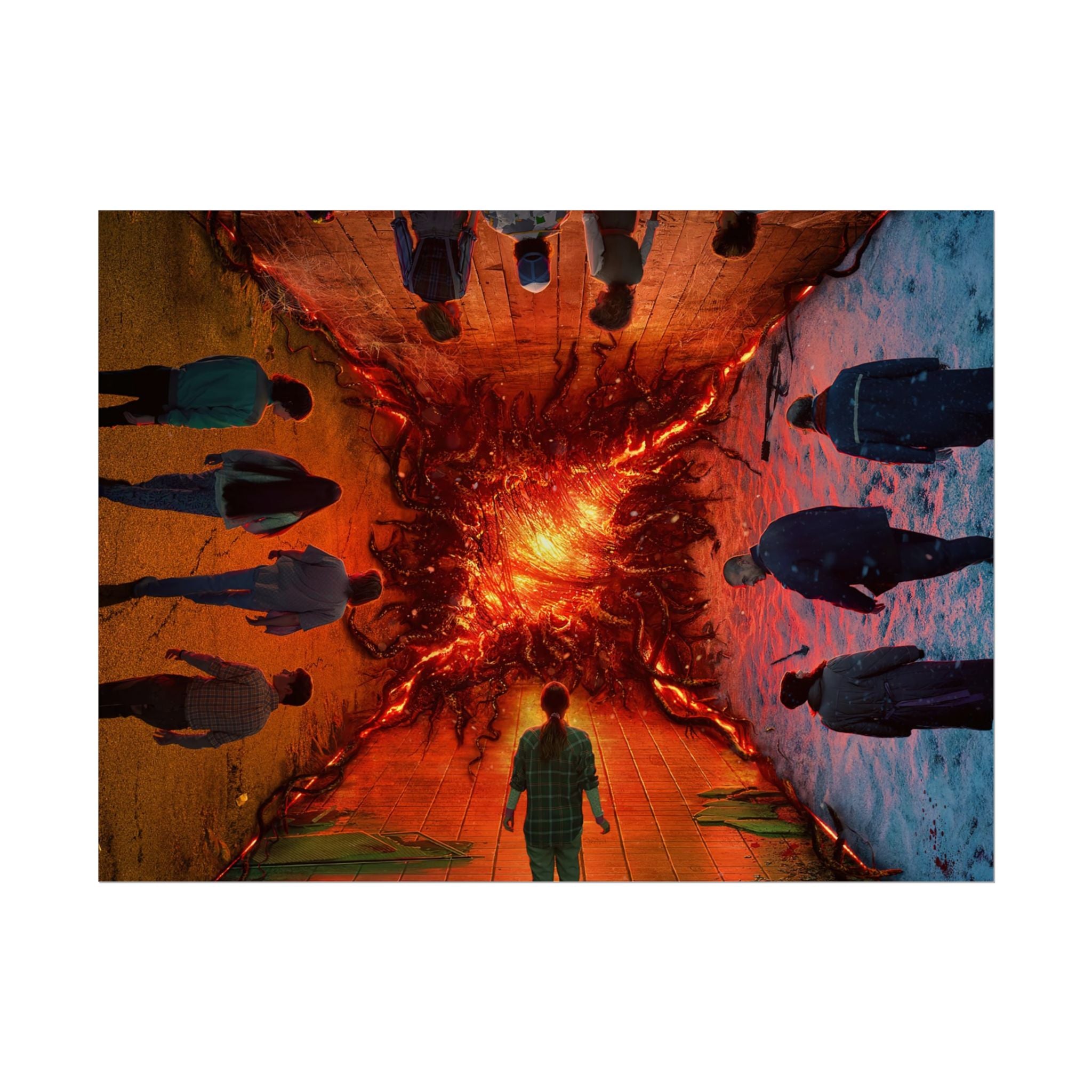 Stranger Things Upside-Down Portal Art Print